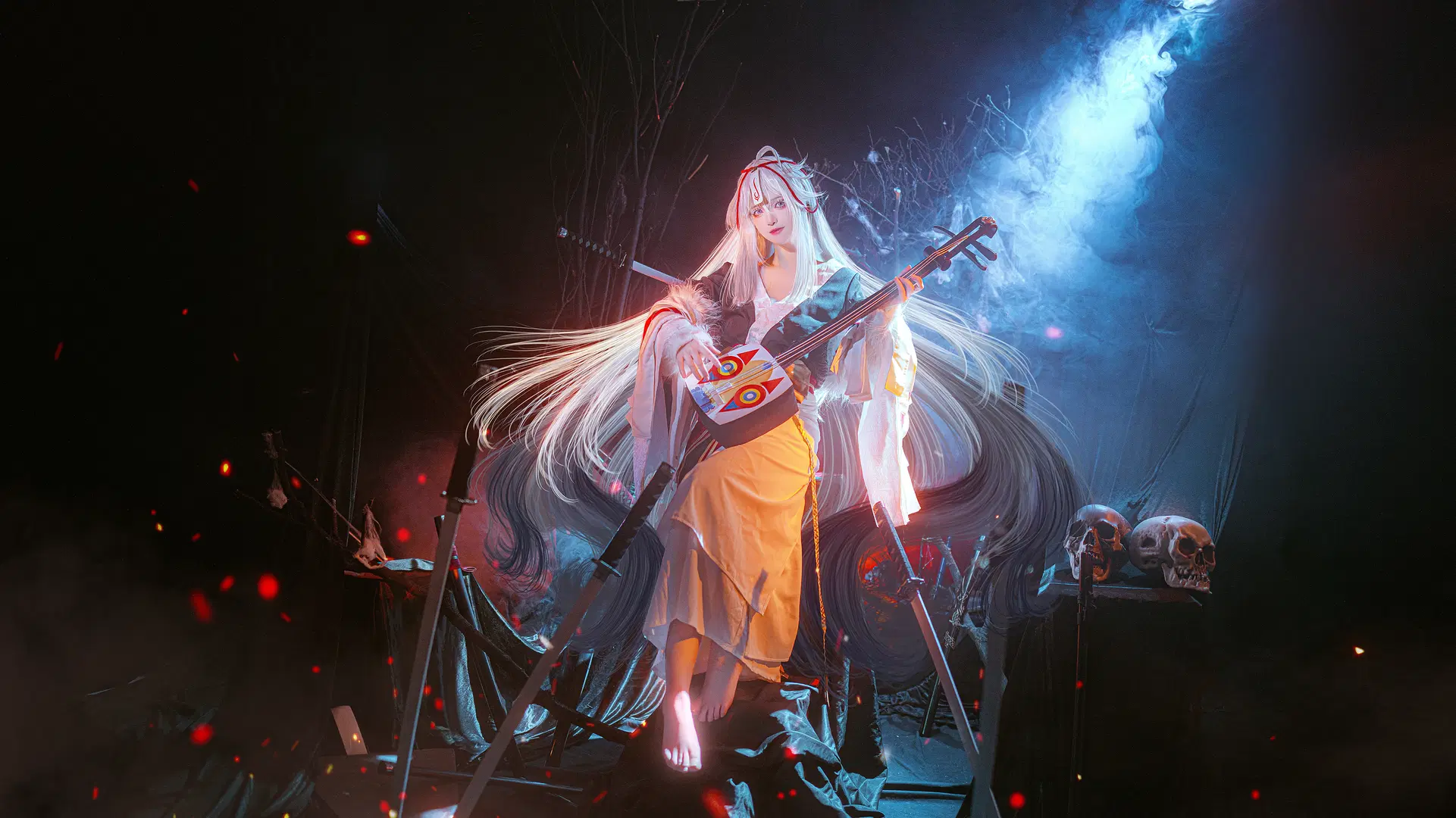 【紧那罗cos】阴阳师紧那罗觉醒，此曲过后再无杀戮 - 夏沫沫肉沫沫 - 第2张
