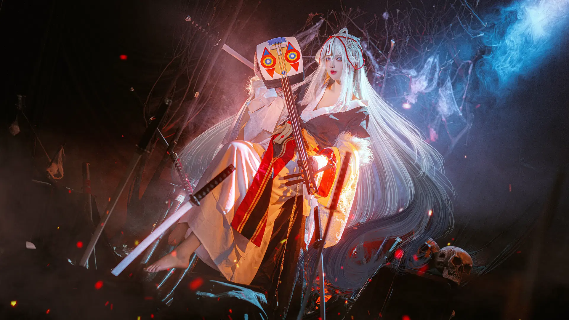 【紧那罗cos】阴阳师紧那罗觉醒，此曲过后再无杀戮 - 夏沫沫肉沫沫 - 第3张
