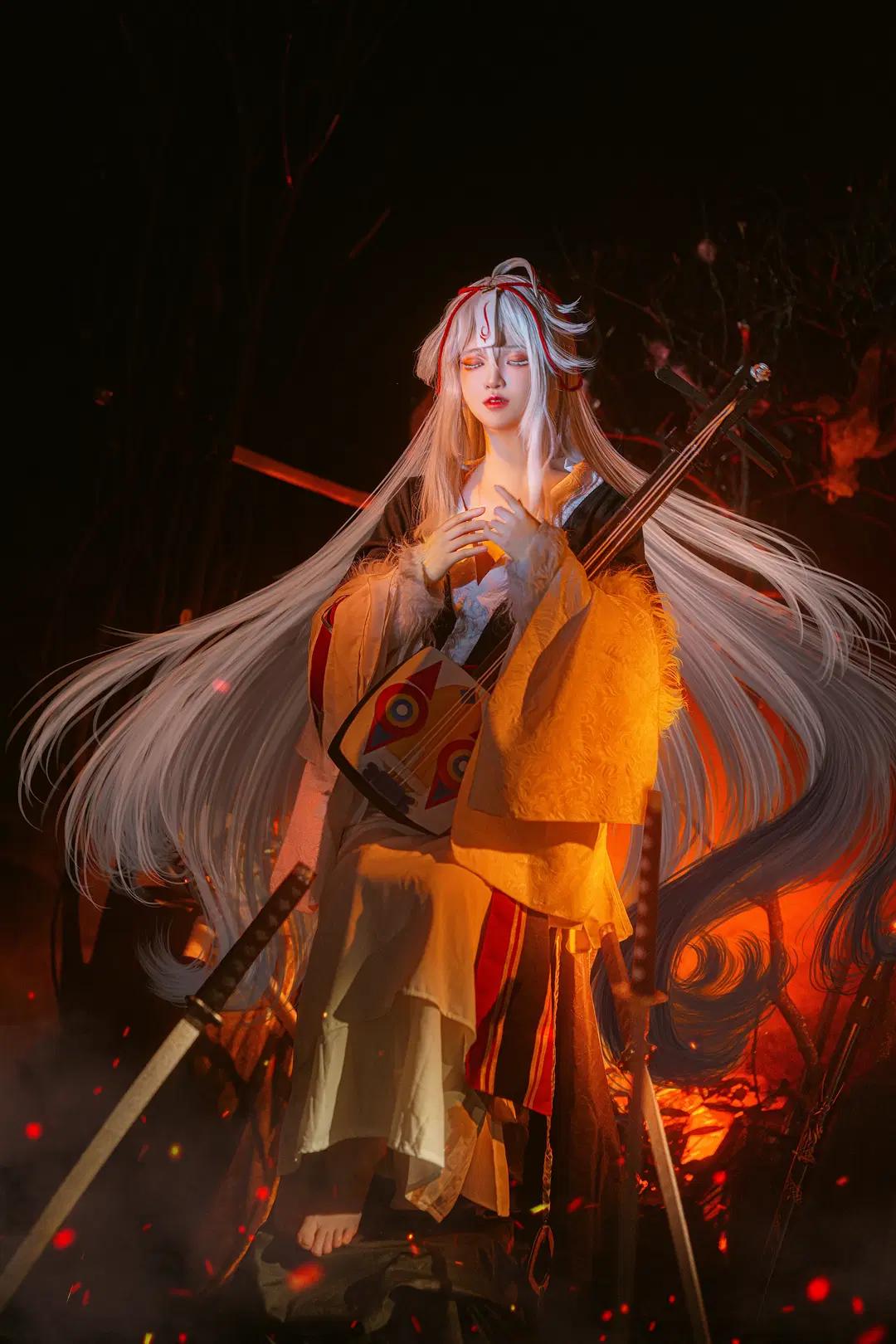 【紧那罗cos】阴阳师紧那罗觉醒，此曲过后再无杀戮 - 夏沫沫肉沫沫 - 第5张