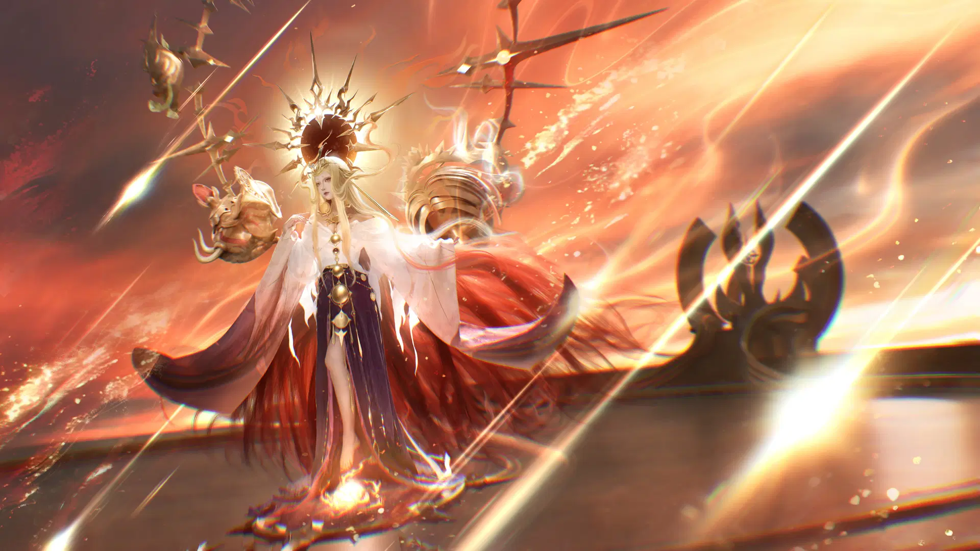 [Amaterasu cosplay] Onmyoji: Takamagahara Deity's Awakening and Descent by 夏沫沫肉沫沫 - Image 3