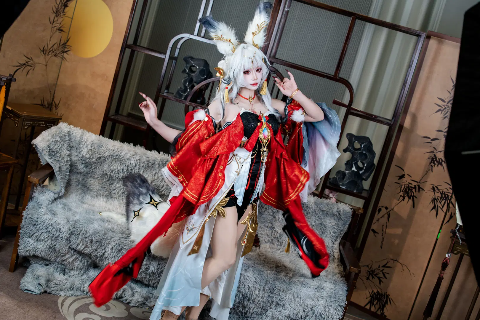 【心月狐cos】鸣潮狐妖的月下魅惑 - 衾曦 - 第12张
