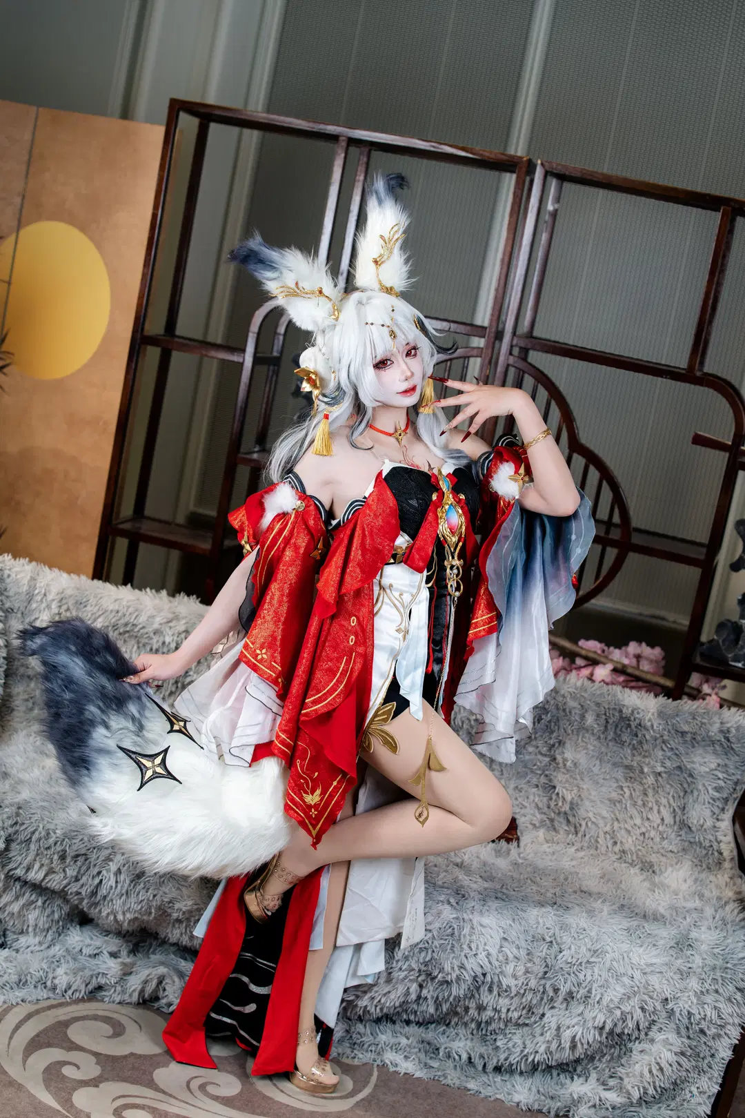 【心月狐cos】鸣潮狐妖的月下魅惑 - 衾曦 - 第4张