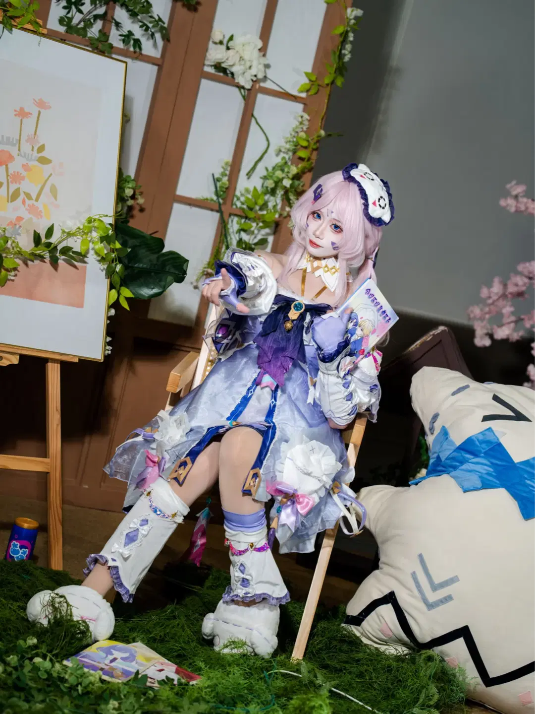 【茜特菈莉cos】原神超级可爱的睡衣奶奶 - 衾曦 - 第3张