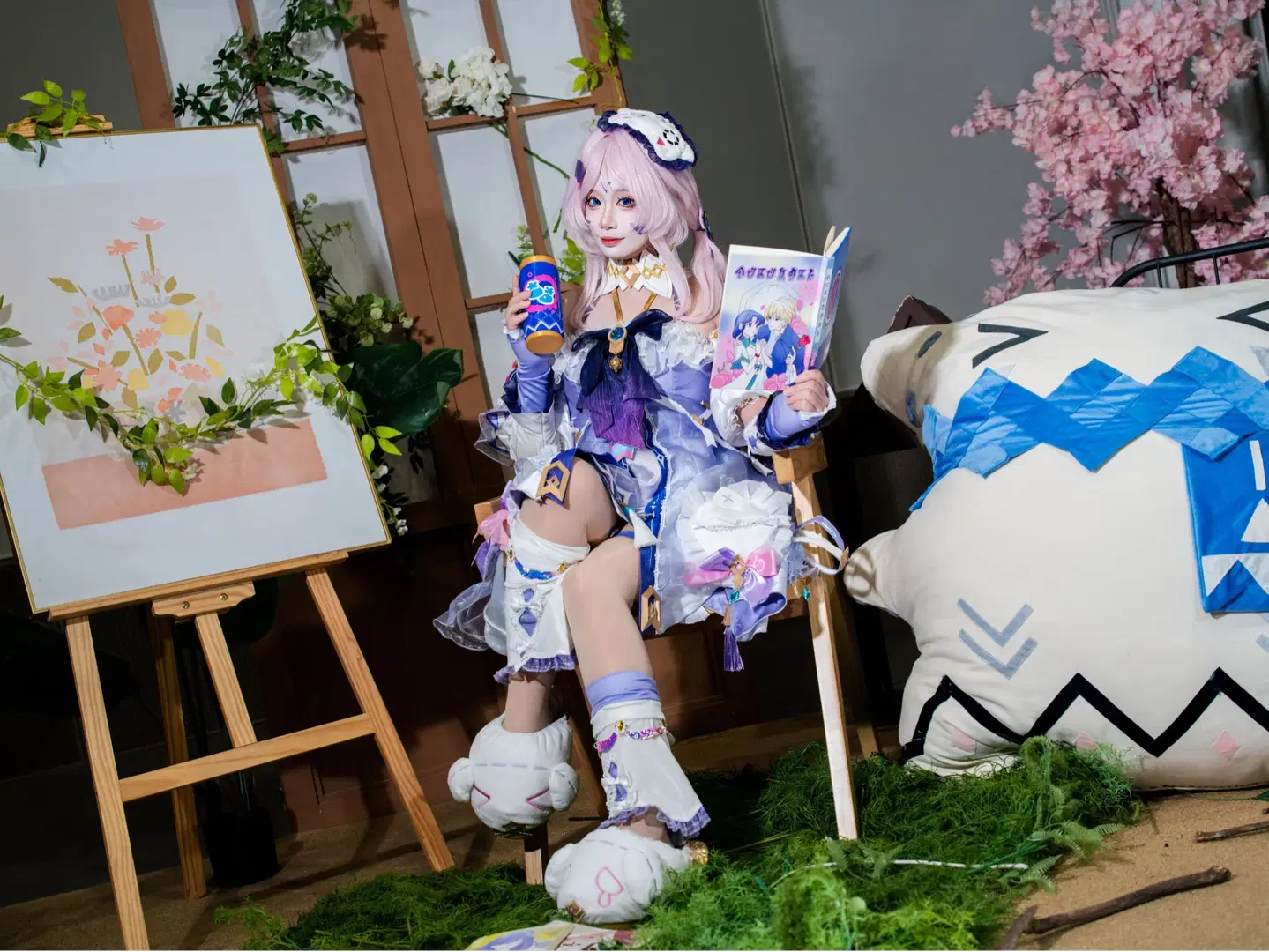 【茜特菈莉cos】原神超级可爱的睡衣奶奶 - 衾曦 - 第8张