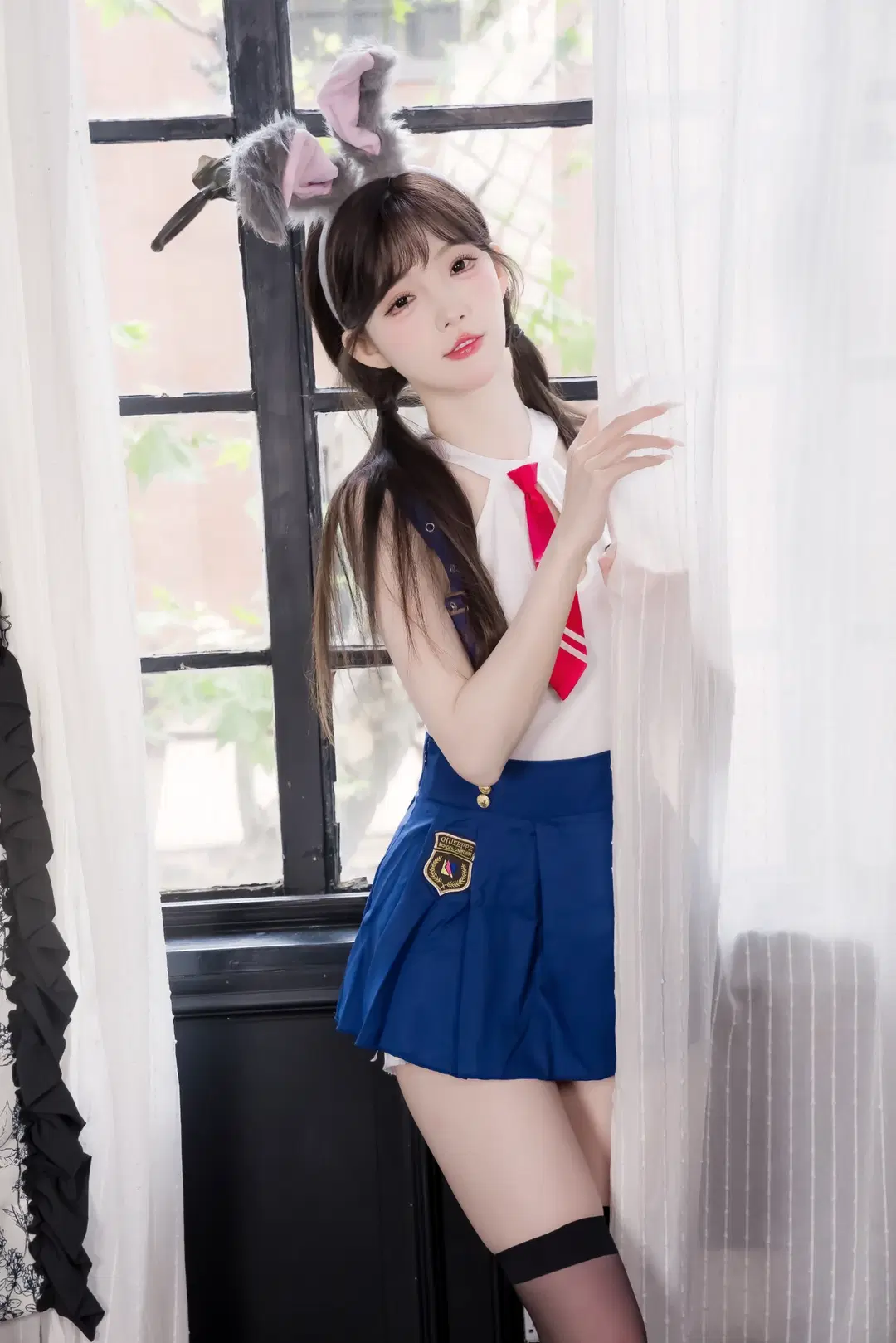 甜妹制服居家寫真 美式校園叛逆反差萌 - 📷我的视界 - 第6張