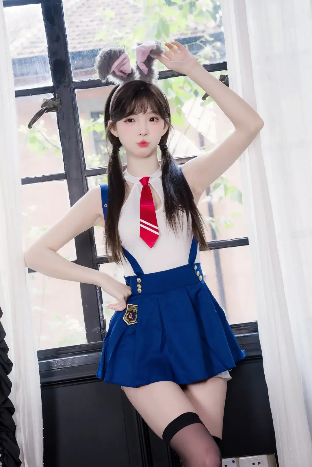 甜妹制服居家寫真 美式校園叛逆反差萌 - 📷我的视界 - 第8張