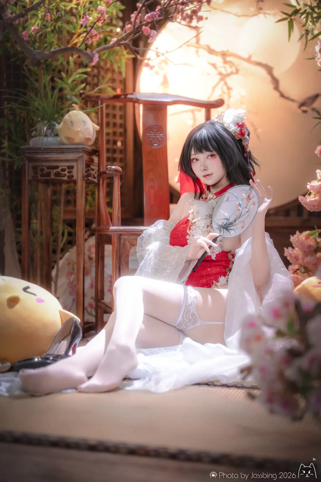 【镇海cos】碧蓝航线镇海花嫁，红白交织的中式浪漫 - Jessbing（摆烂Ver. - 第2张