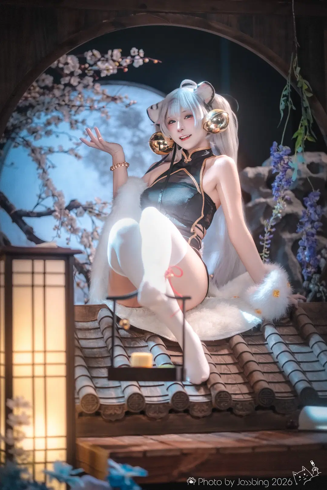 白虎娘cos 国风旗袍与毛绒的碰撞 - Jessbing（摆烂Ver. - 第2张