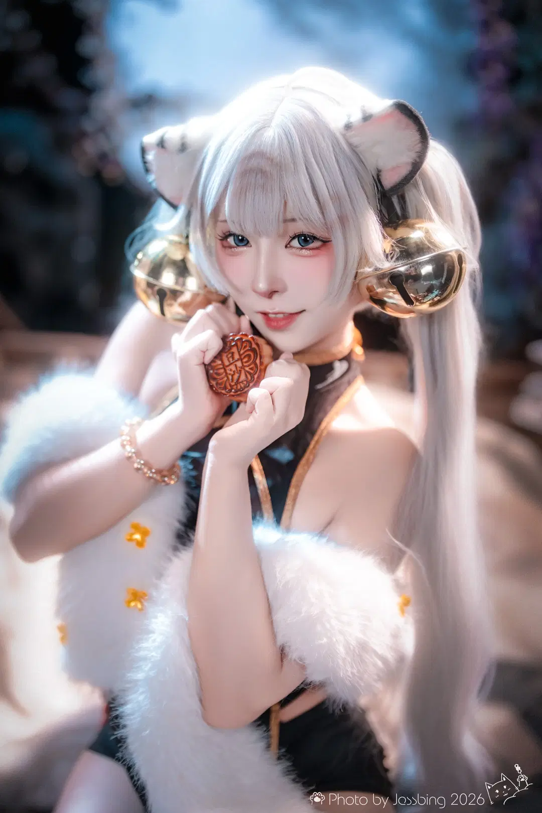 白虎娘cos 国风旗袍与毛绒的碰撞 - Jessbing（摆烂Ver. - 第4张