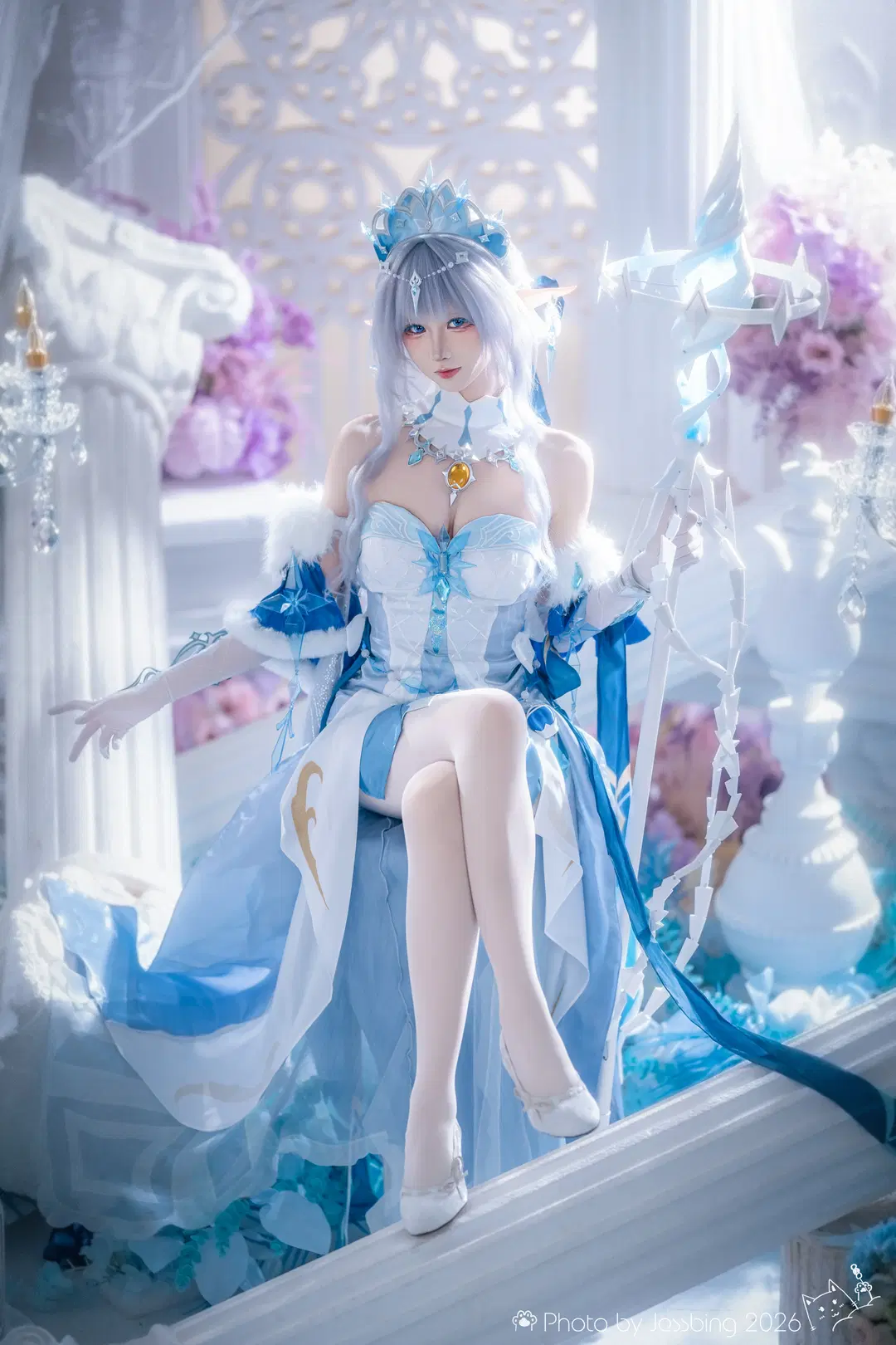 【冰之女皇cos】至冬的凛冽与华贵，这套冰雪质感真的太美了 - Jessbing（摆烂Ver. - 第2张
