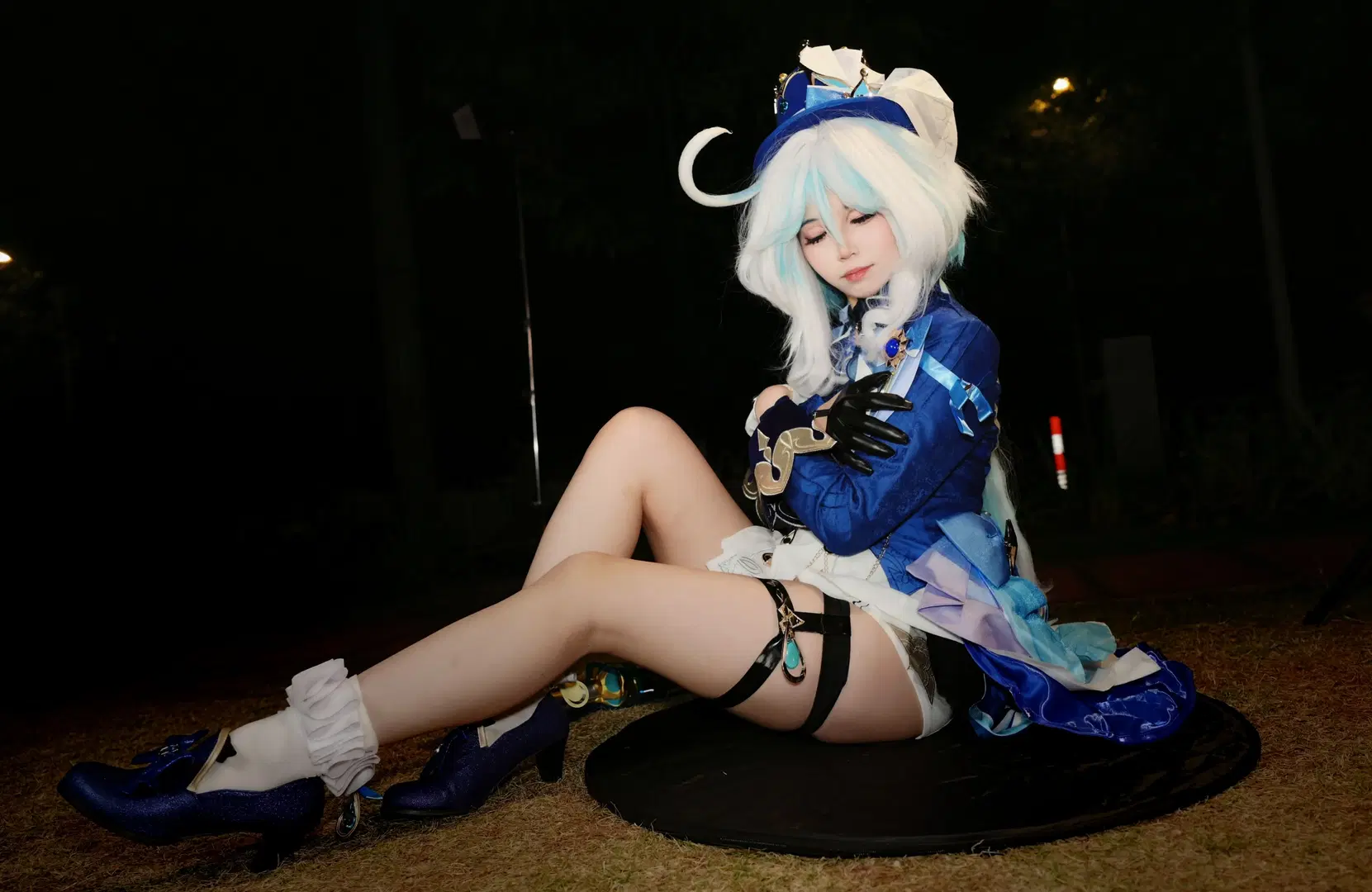 【芙宁娜cos】原神里的蓝色精灵