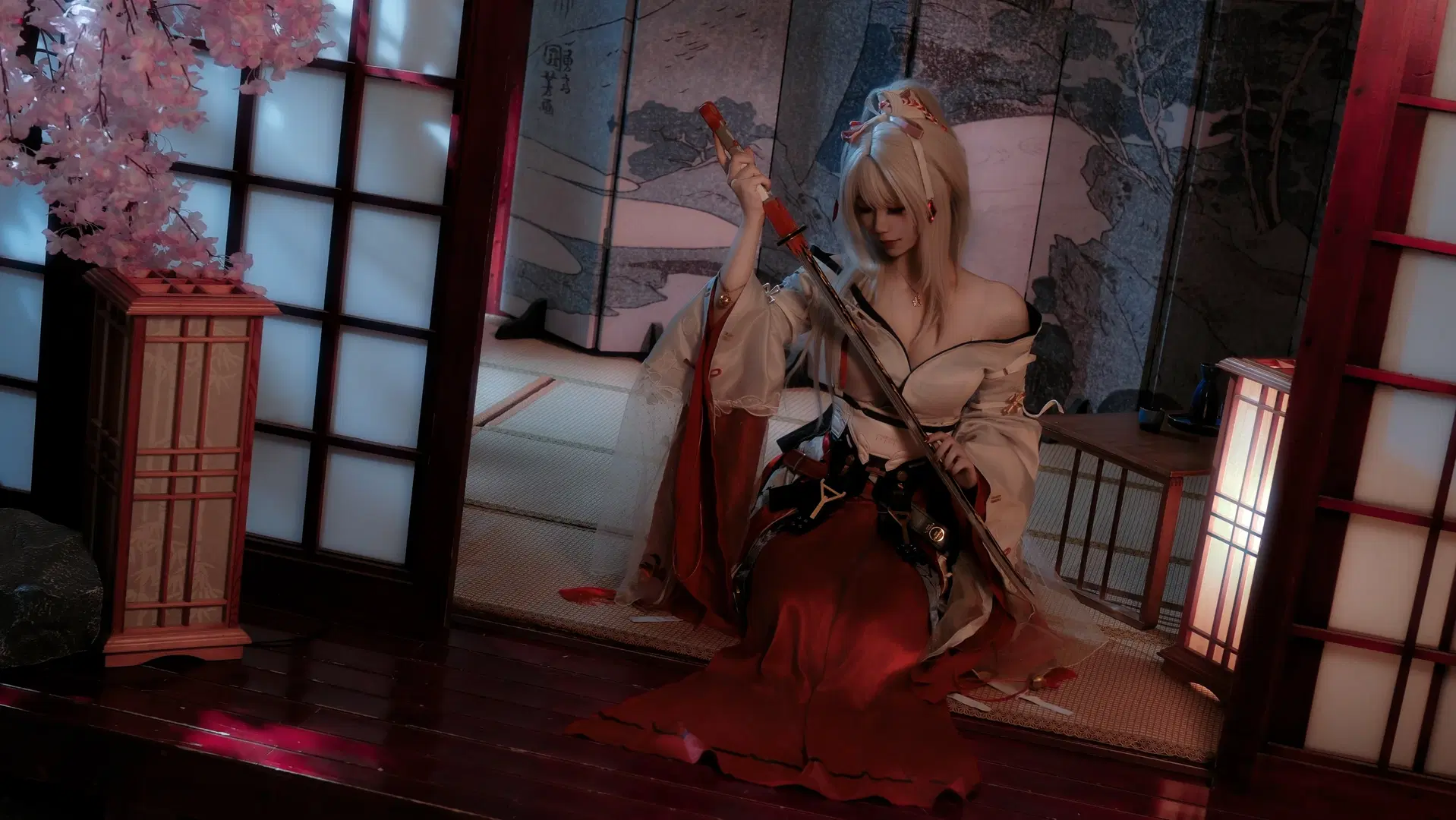 【绯雪cos】鸣潮和风少女的剑影与静谧 - 皮皮桃耶 - 第4张