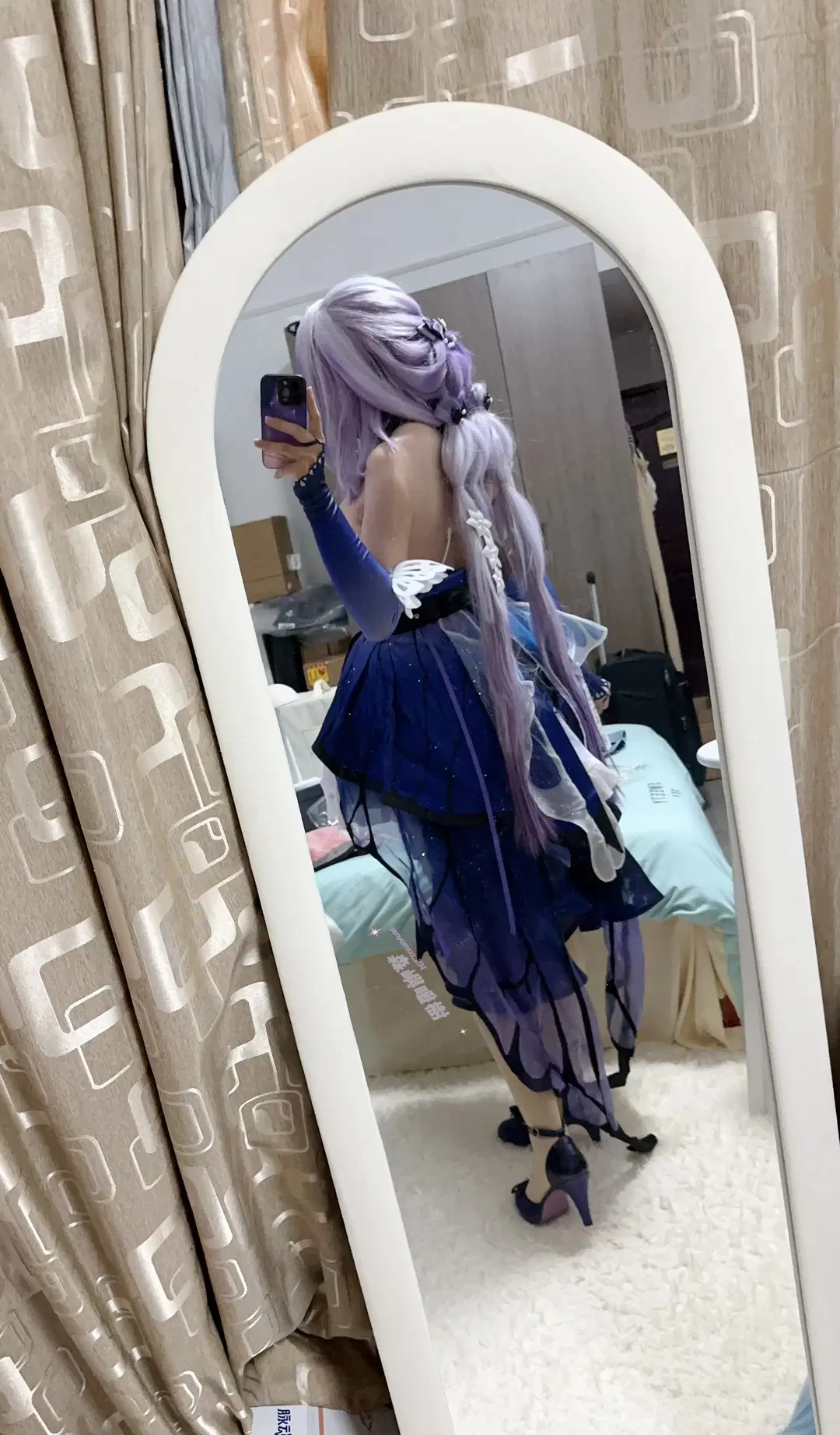 [Castorice cosplay] Honkai: Star Rail Fluttering Butterfly Shadows in a Dream try-on diary by 森森森屿 - Image 2