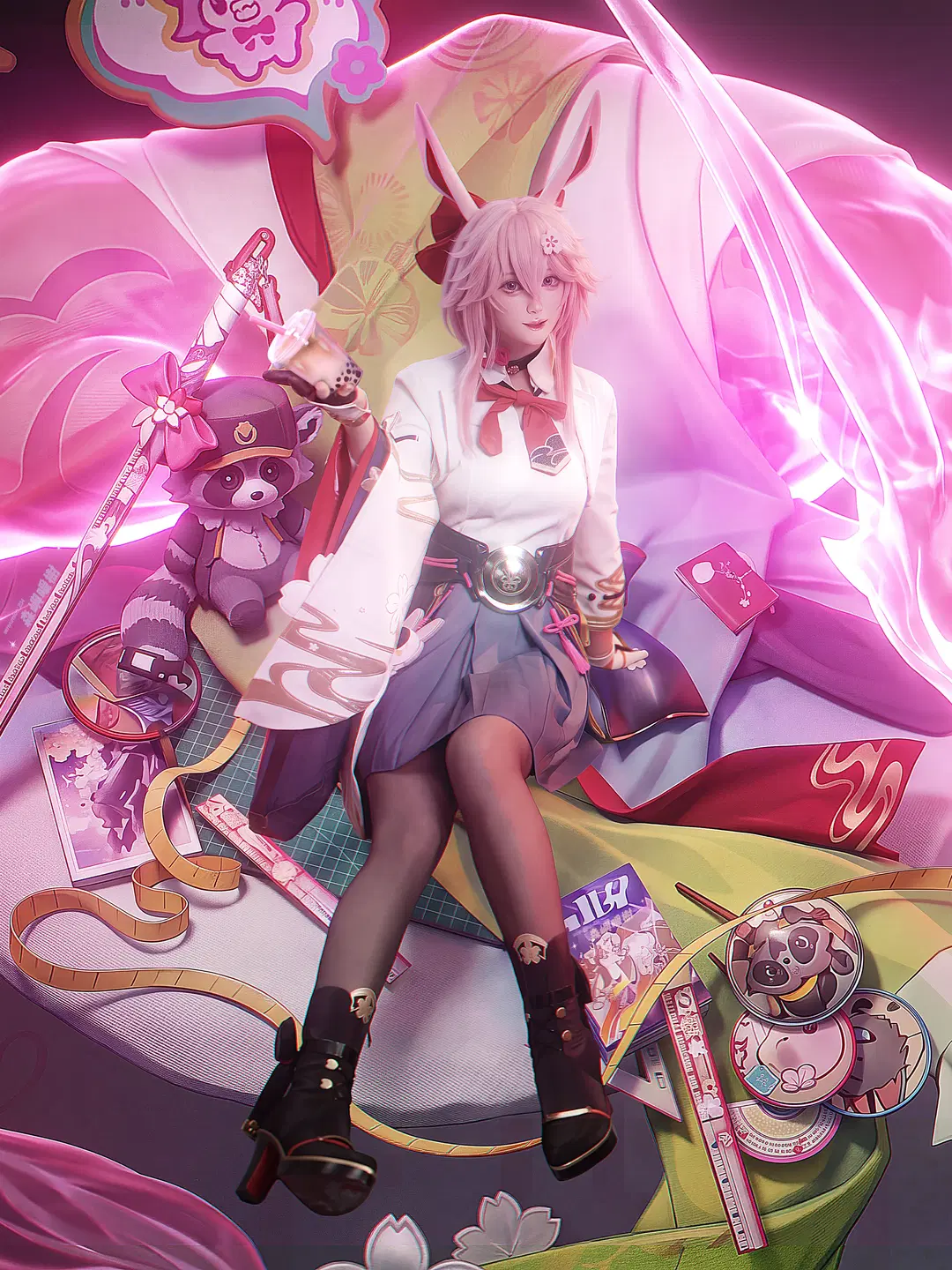 崩坏星穹铁道, 二次元cosplay, 绯英cos, 游戏角色扮演, 丝袜cos