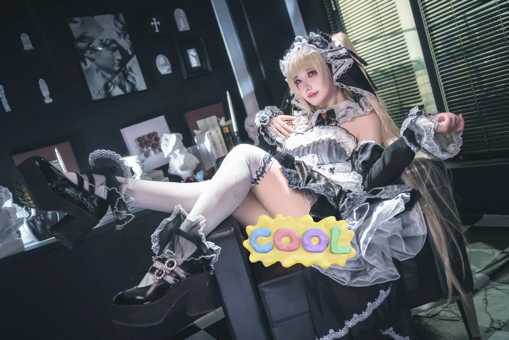【可畏cos】碧蓝航线女仆正片拍摄记录 - -长生剑 - 第4张