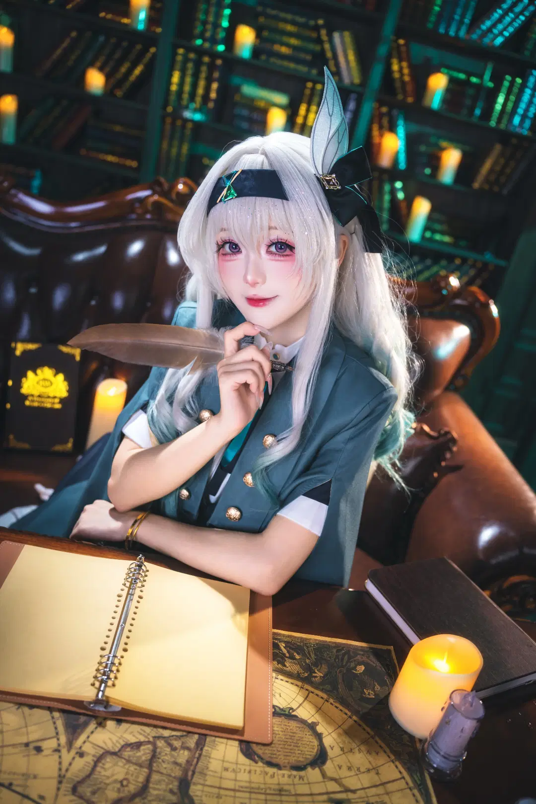【流萤cos】广佛这个复古老图书馆景真的太好拍了 - -长生剑 - 第13张