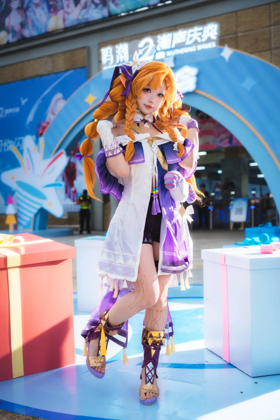 【西格莉卡cos】鳴潮漫展陽光下的精靈少女 - -长生剑 - 第3張