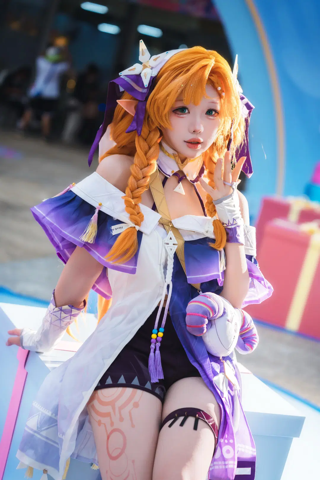 【西格莉卡cos】鳴潮漫展陽光下的精靈少女 - -长生剑 - 第4張