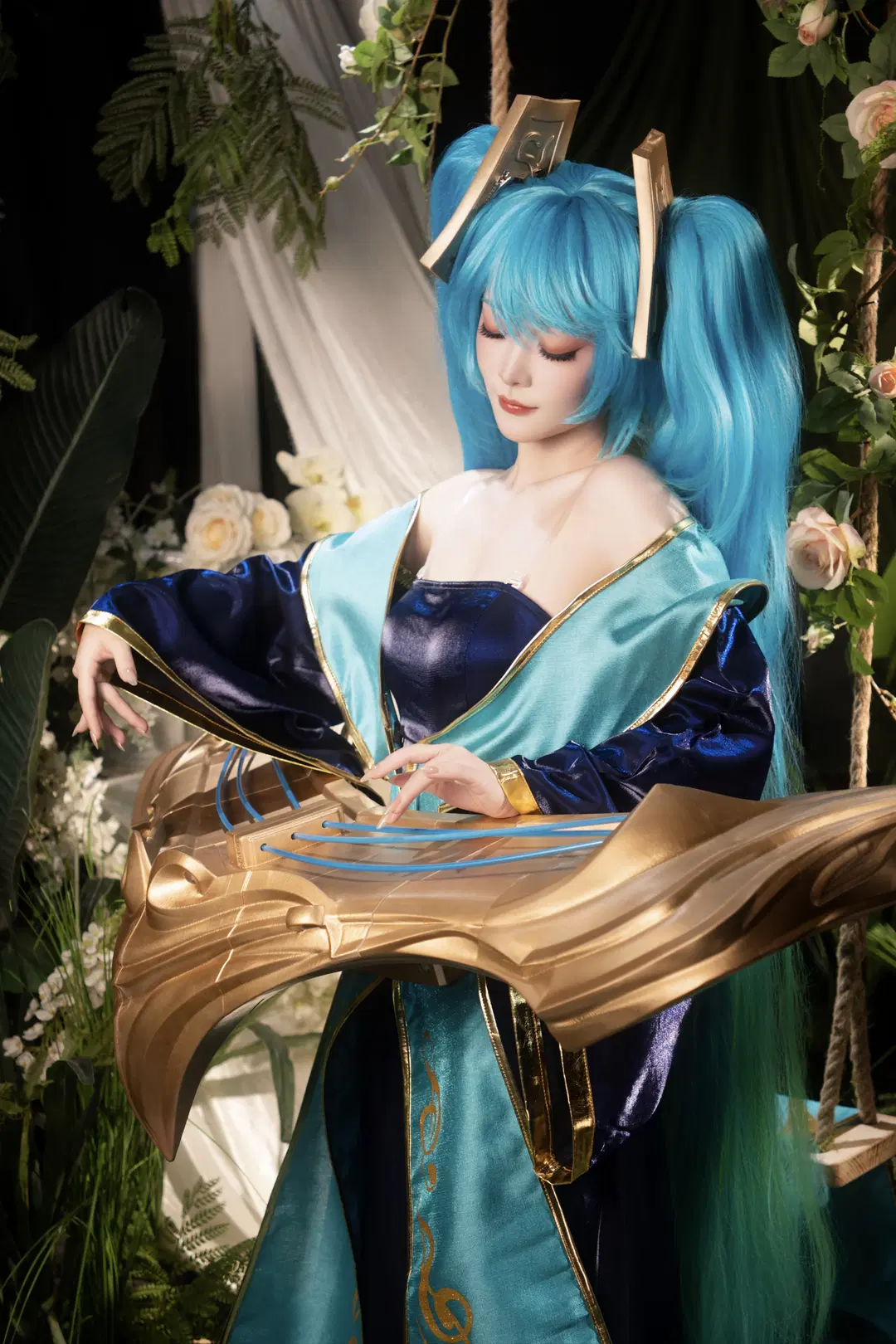 【琴女娑娜cos】靜謐叢林裡撥動琴絃 - 小筱不点 - 第3張