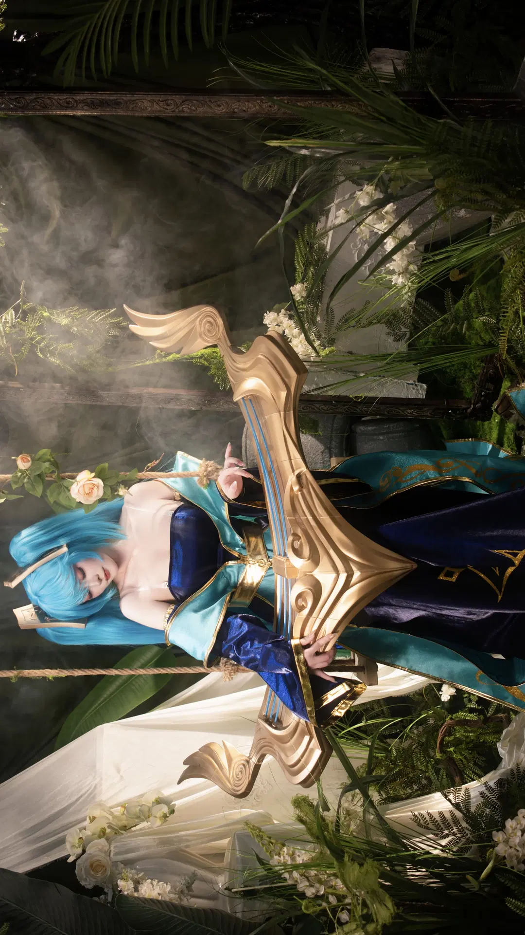 【琴女娑娜cos】靜謐叢林裡撥動琴絃 - 小筱不点 - 第6張