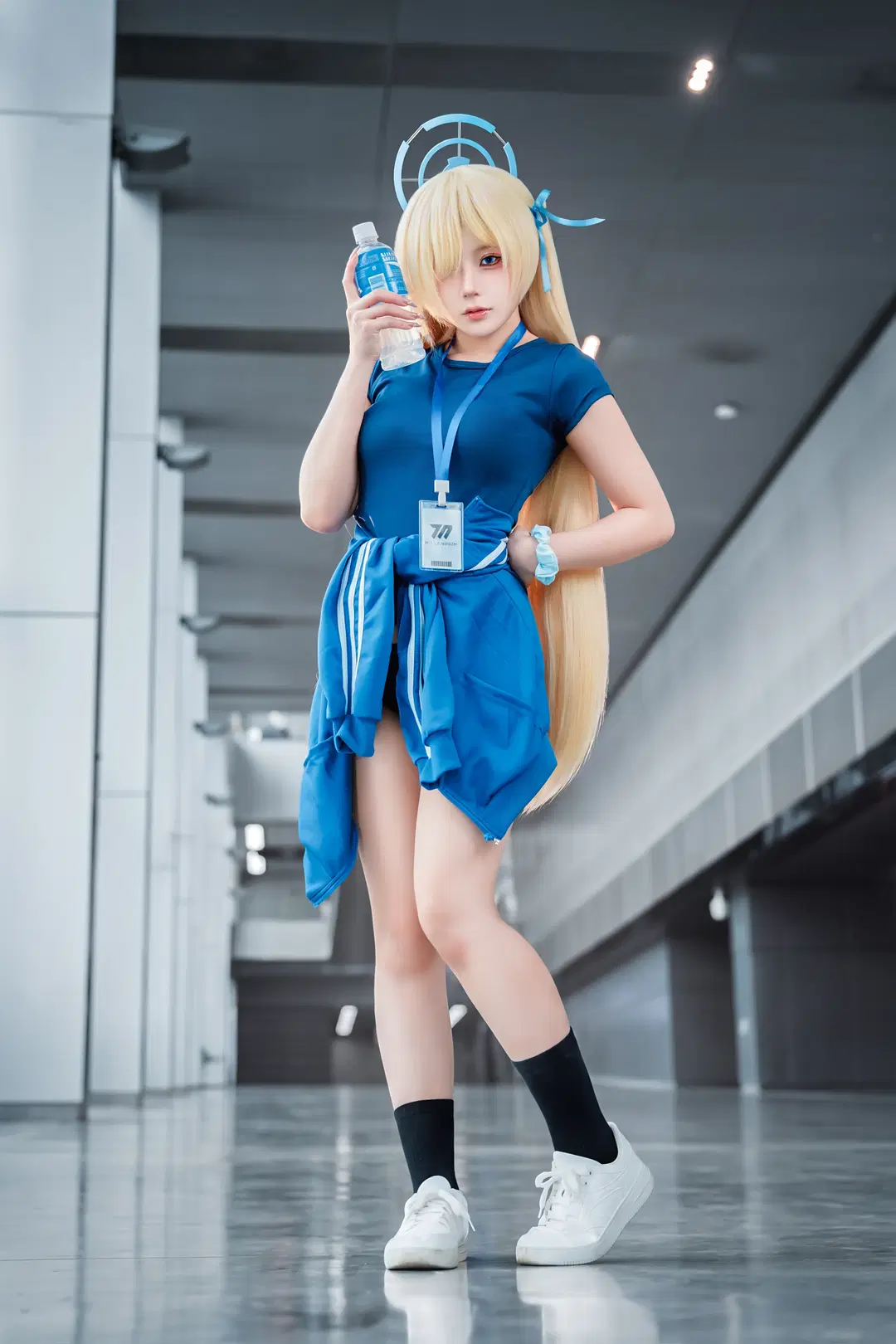 cosplay, 蔚蓝档案, 漫展场照, 一之濑明日奈cos, 体操服