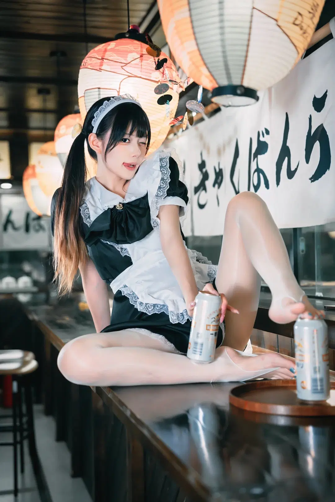 日式居酒屋里的女仆装，氛围感拉满 - 真皮恶霸 - 第2张