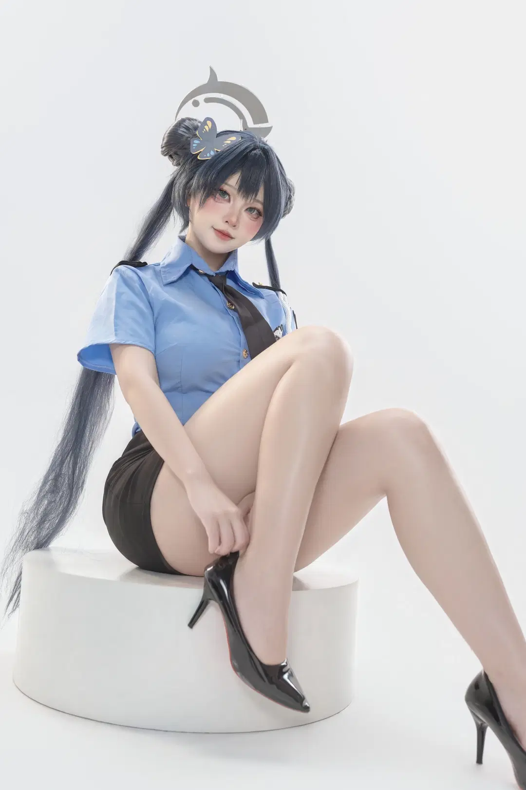 蔚蓝档案, 妃咲cos, 二次元看见计划, 御姐cos, 制服cos