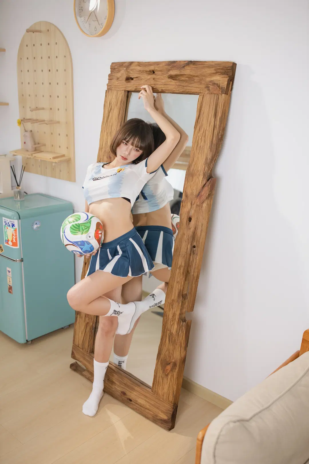 Opening this World Cup with an anime soccer Soccer girl cosplay Sporty style photoshoot by 小白不小新📸（常驻深圳开单中） - Image 3