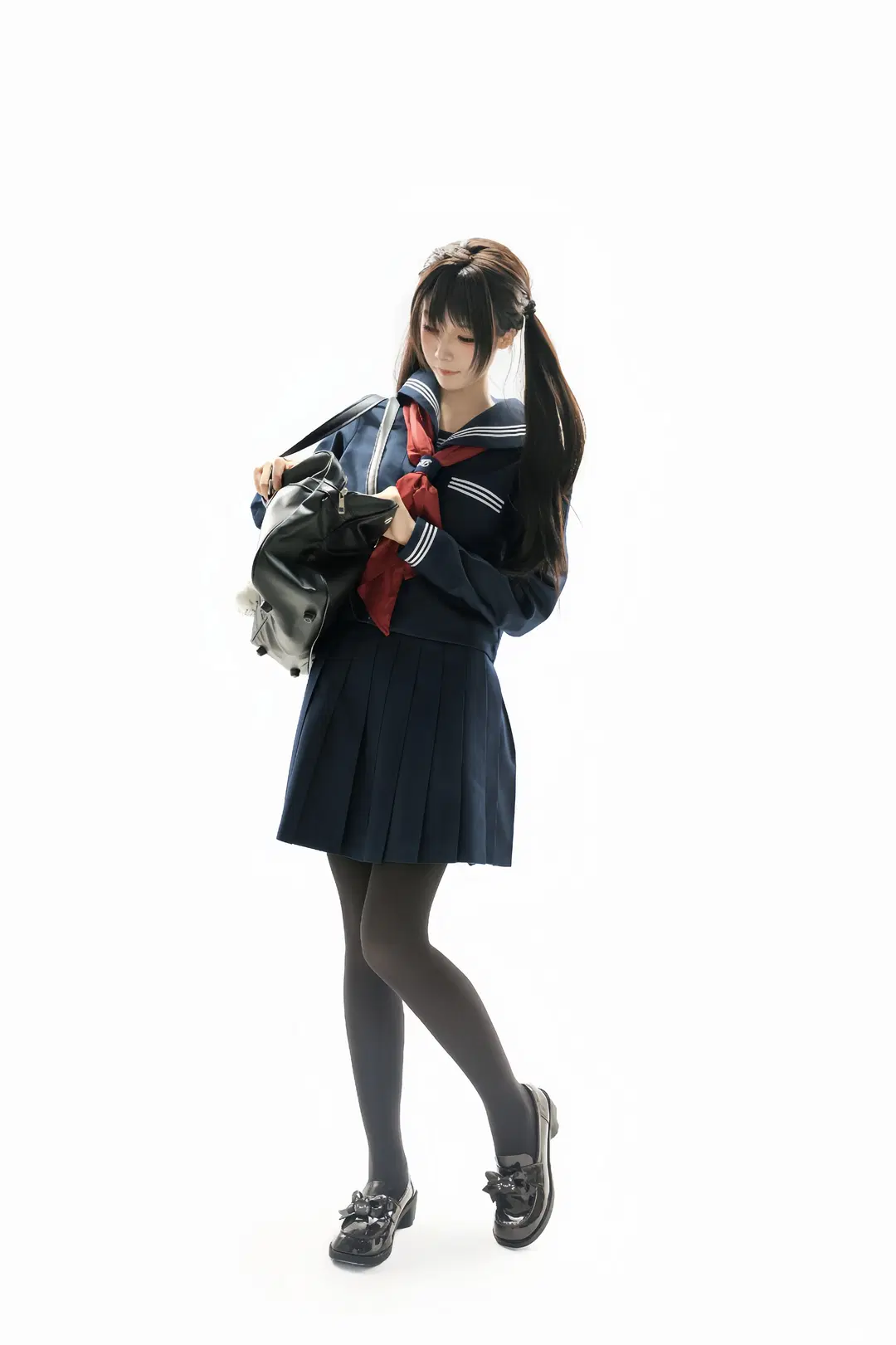 同人产粮节的双马尾学妹，JK水手服与厚黑丝的日常 - 小白不小新📸（常驻深圳开单中） - 第2张