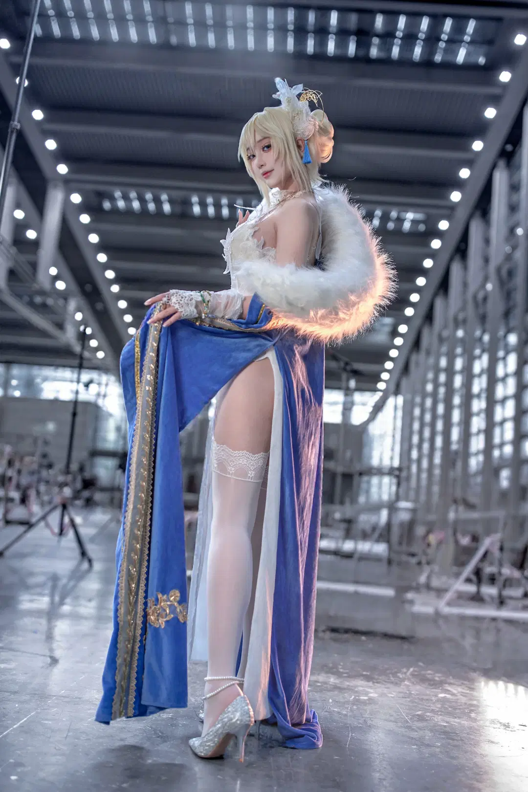 アズールレーン, お姉さんコスプレ, ジャンヌ・ダルク コスプレ, 深圳アニメフェスティバル, ストッキング