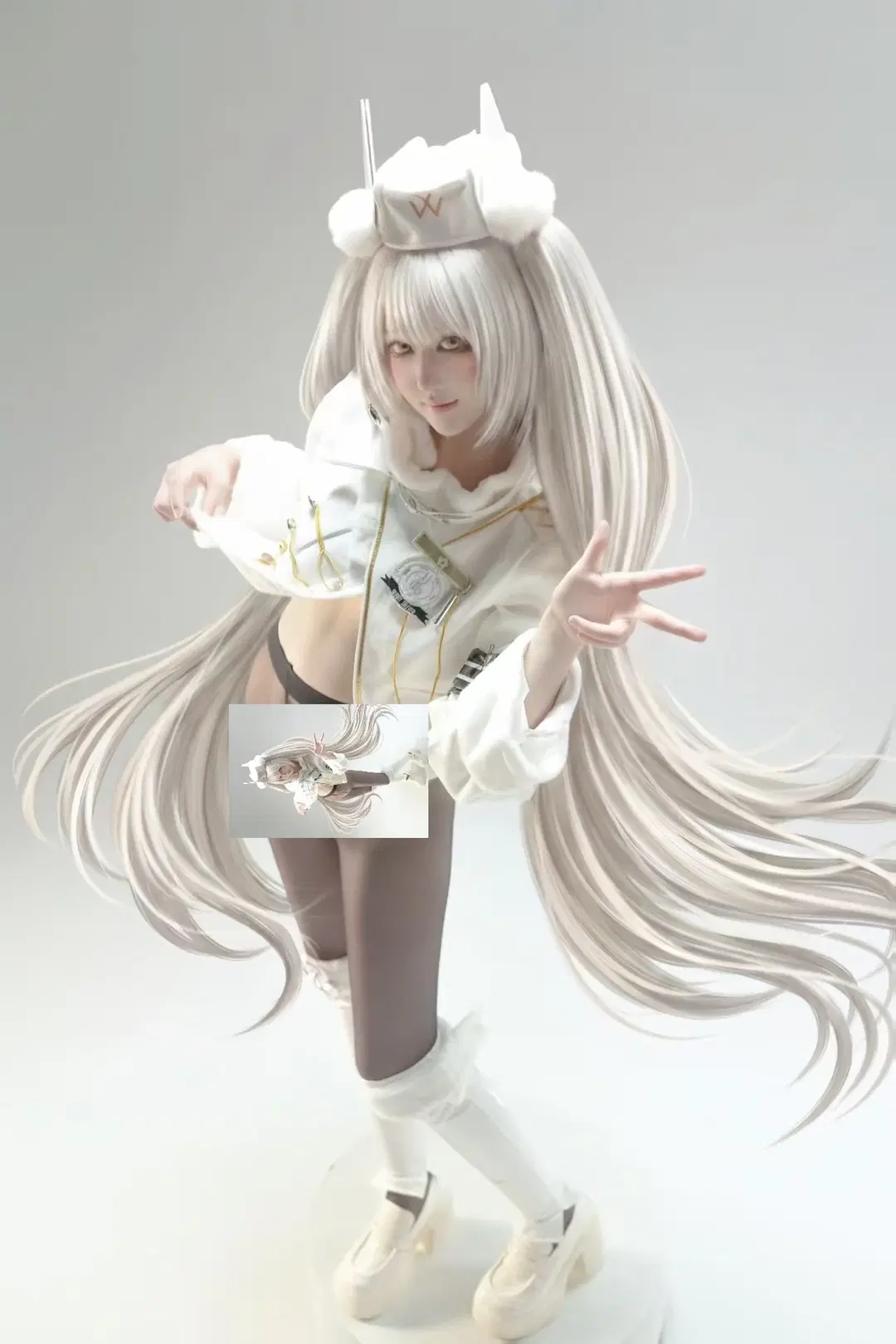 【白兔布兰儿cos】nikke白兔布兰儿，白棚光影下的幸运白兔 - 小白不小新📸（常驻深圳开单中） - 第2张