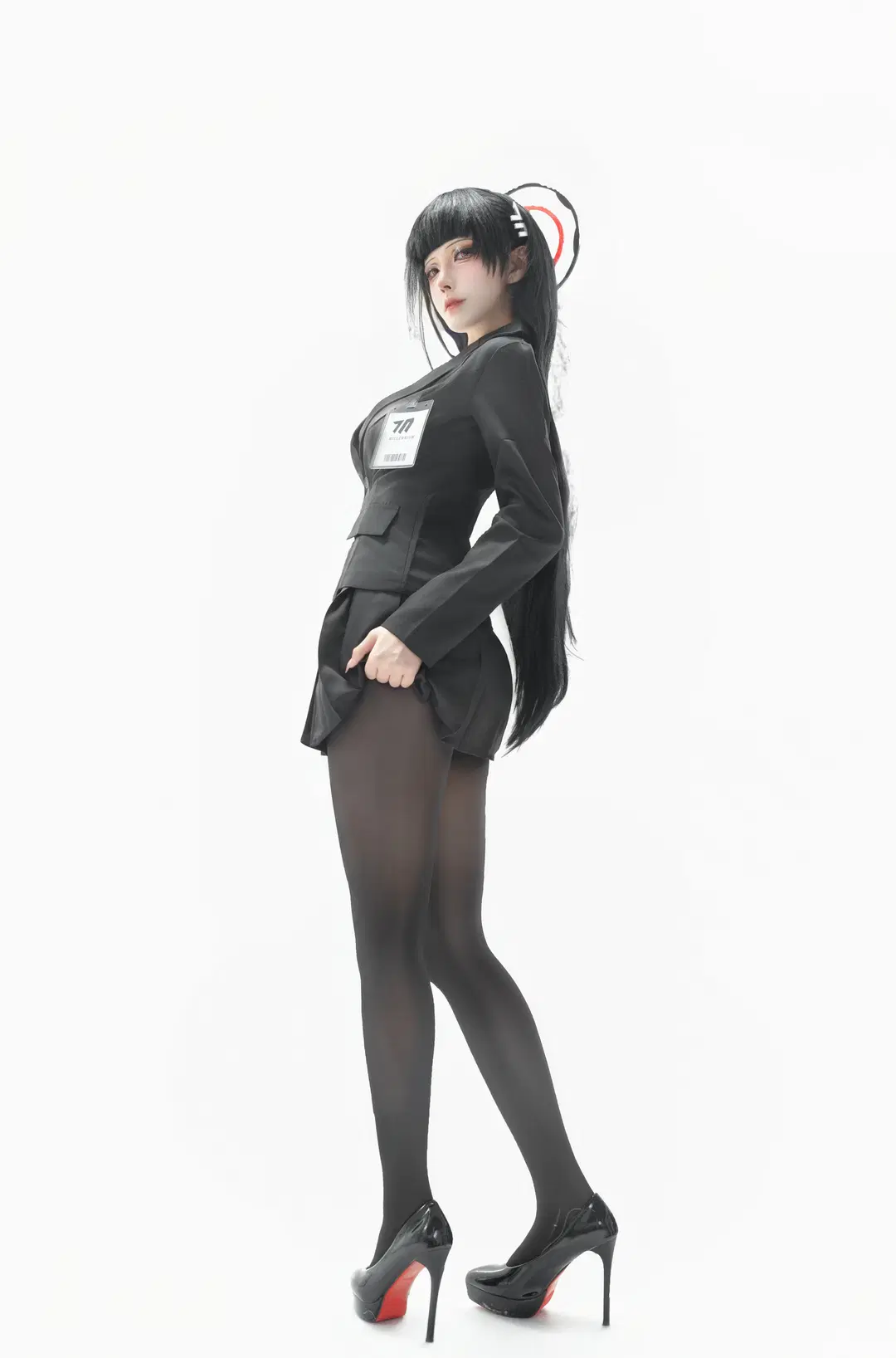 【调月莉音cos】蔚蓝档案的OL速写模特 - 小白不小新📸（常驻深圳开单中） - 第2张