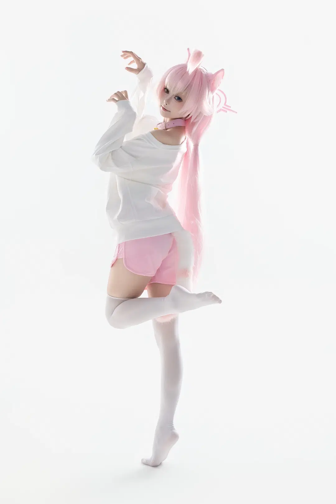[Takanashi Hoshino cosplay] Blue Archive pink-haired Cat girl styling showcase by 小白不小新📸（常驻深圳开单中） - Image 2
