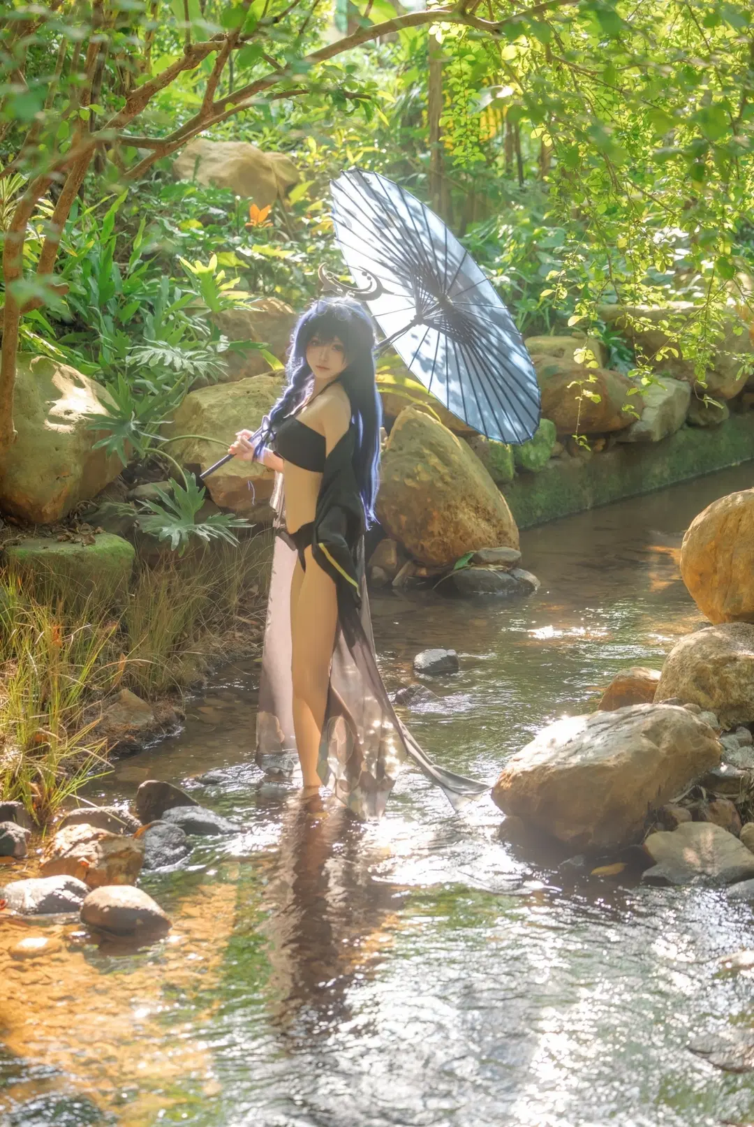 【妃咲cos】蔚蓝档案门主大人的夏日泳装拍摄记录 - 小白不小新📸（常驻深圳开单中） - 第3张