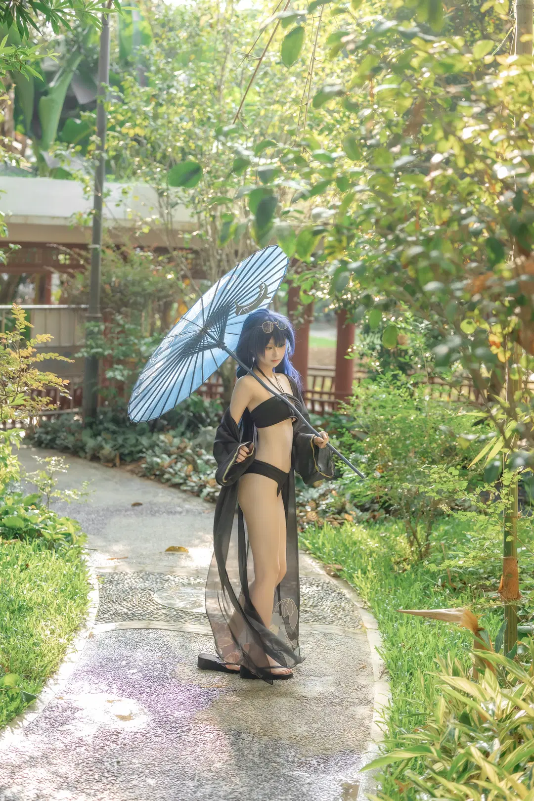 【妃咲cos】蔚蓝档案门主大人的夏日泳装拍摄记录 - 小白不小新📸（常驻深圳开单中） - 第5张