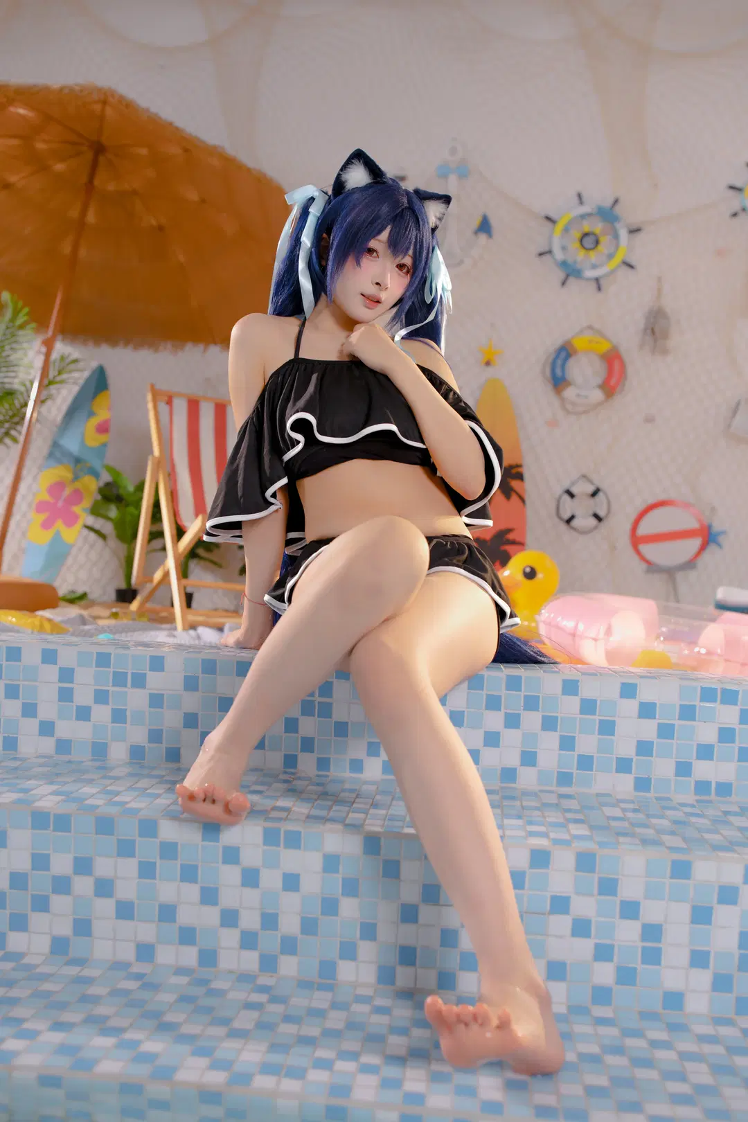 Blue Archive, Kuromi Serika cosplay