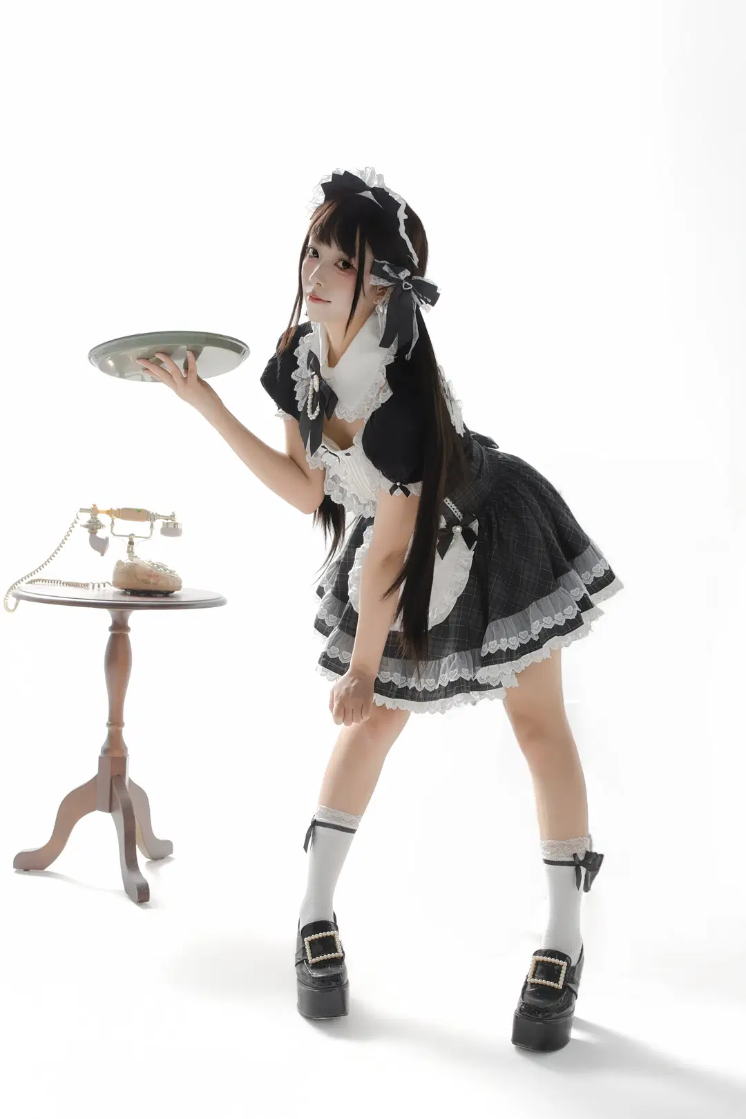 黑白女僕Lolita寫真，永遠為白棚質感心動 - 小白不小新📸（常驻深圳开单中） - 第4張