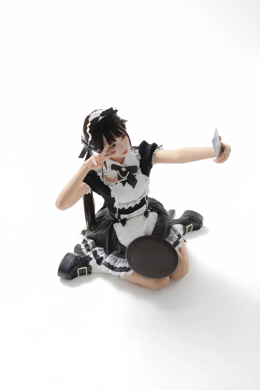 黑白女僕Lolita寫真，永遠為白棚質感心動 - 小白不小新📸（常驻深圳开单中） - 第5張