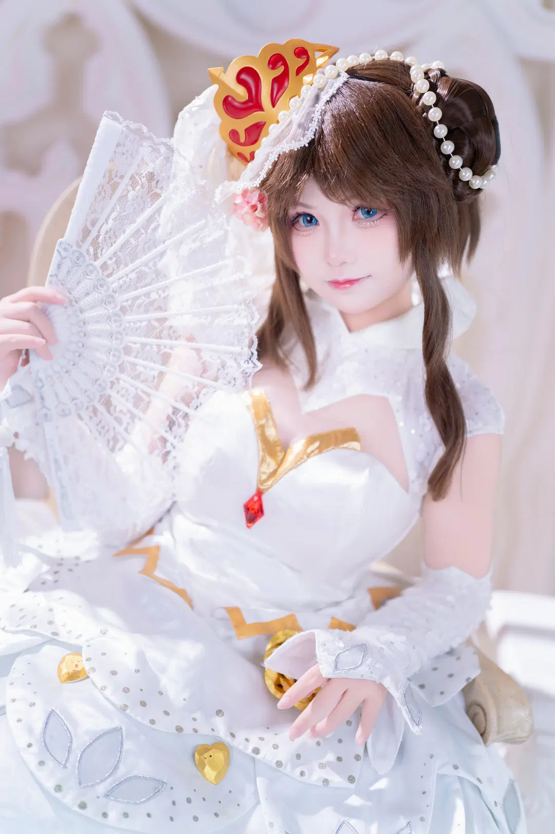 王者荣耀, 二次元cosplay, 纯白花嫁, 小乔cos, 惠州妹摄