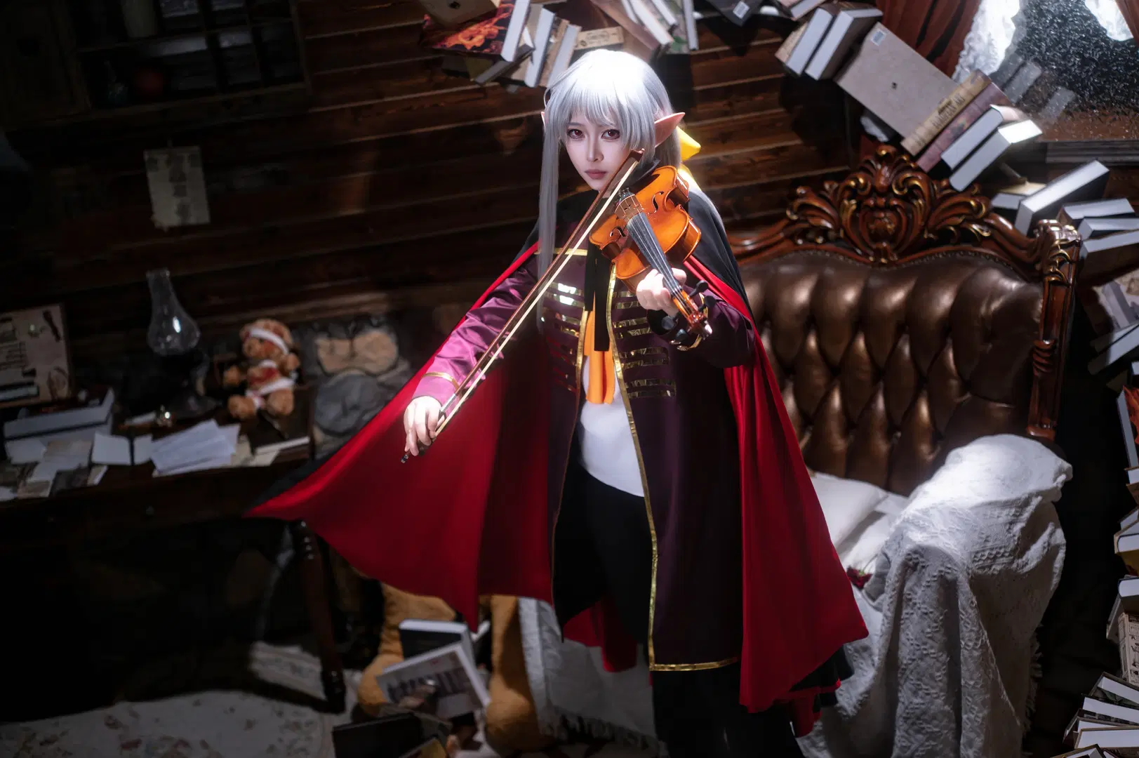 国漫, cosplay摄影, 吸血鬼, 维拉德cos, 暗夜协奏曲