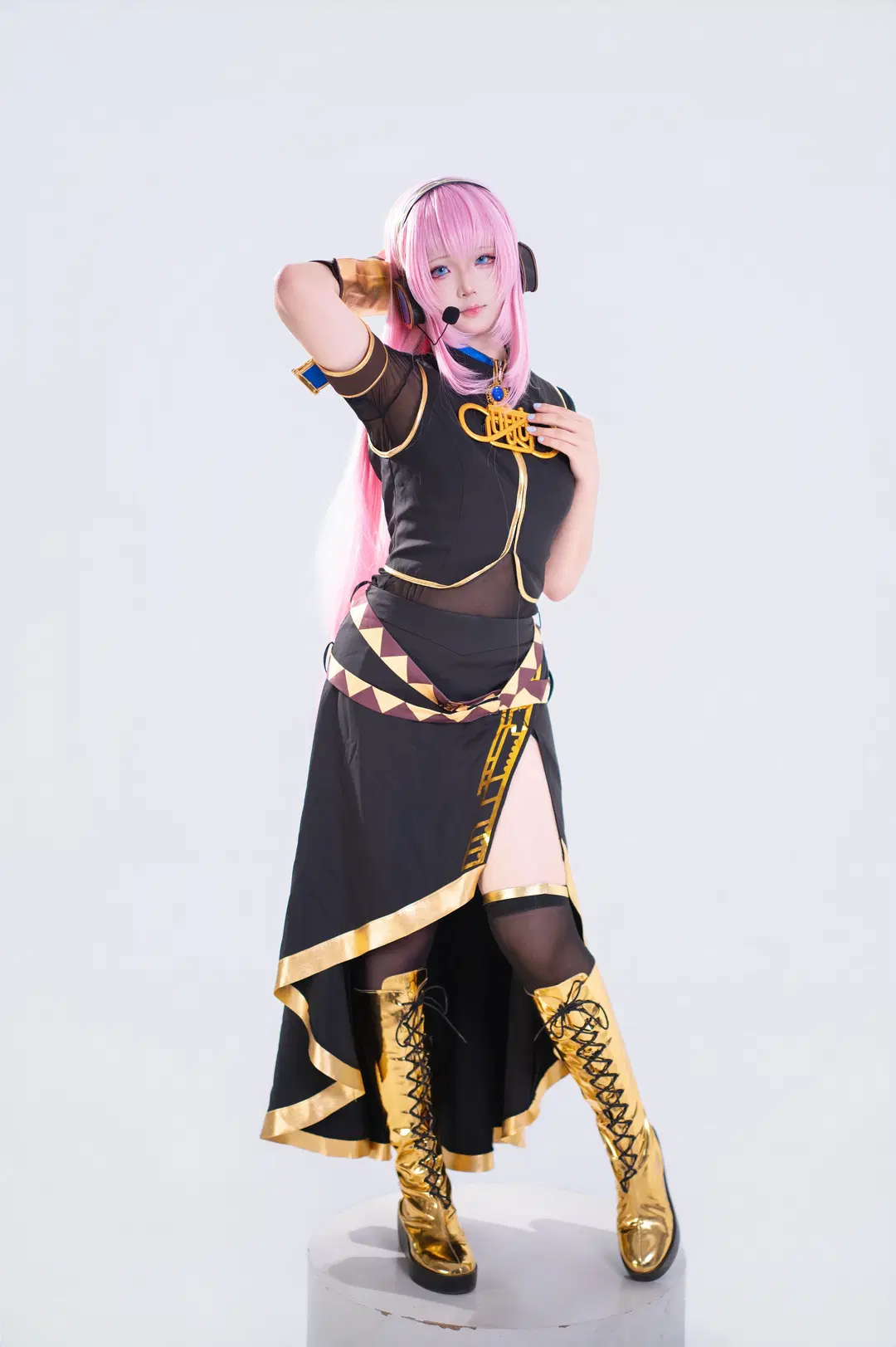 白棚摄影, VOCALOID, 巡音流歌cos, 丝袜cos, 惠州cos