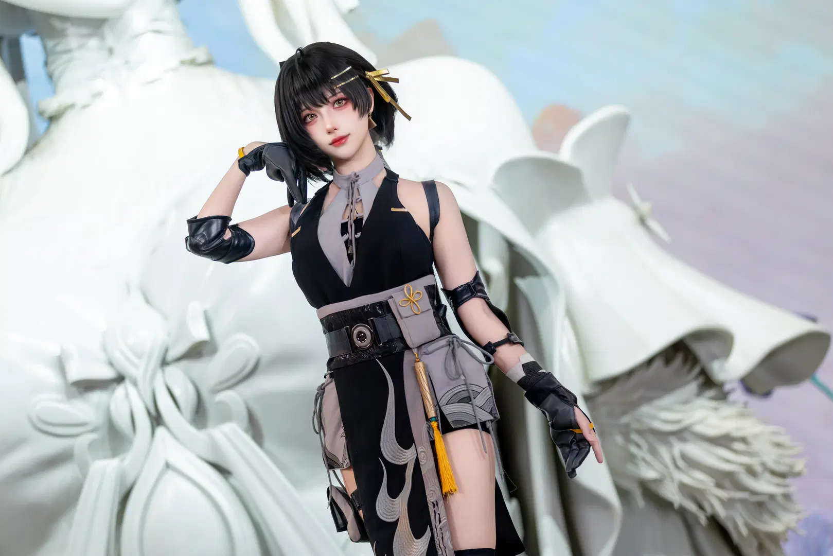 【漂泊者cos】鳴潮燃灼焰造型展現利落機能風 - Jodi - 第2張