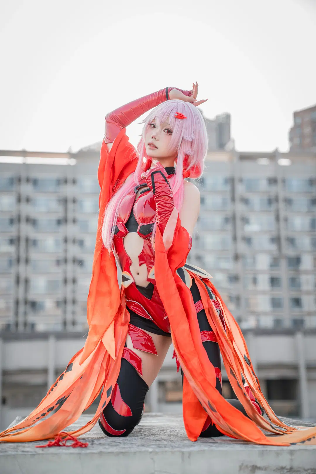 [Yuzuriha Inori cosplay] Guilty Crown's Exquisite Battle Suit: Please Use Me, Shu by L同学不好好努力 - Image 2