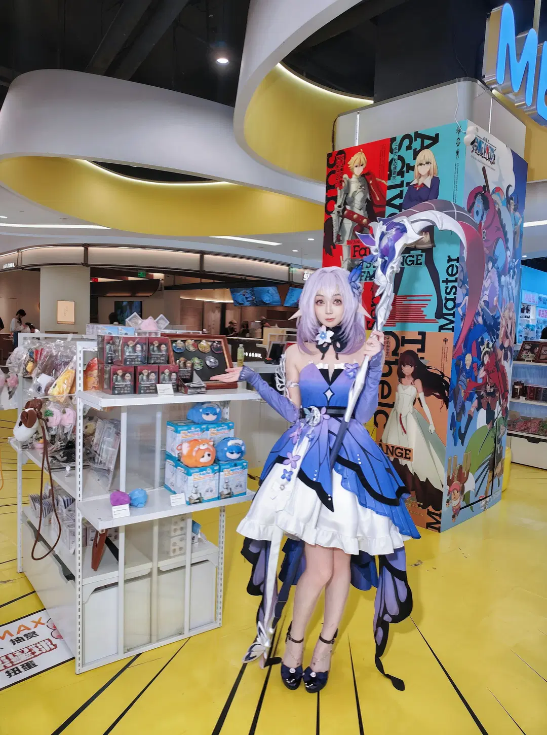 Visiting the MEBUKU pop-up store: This purple butterfly cosplay is so photogenic! by 灵时雪 - Image 5