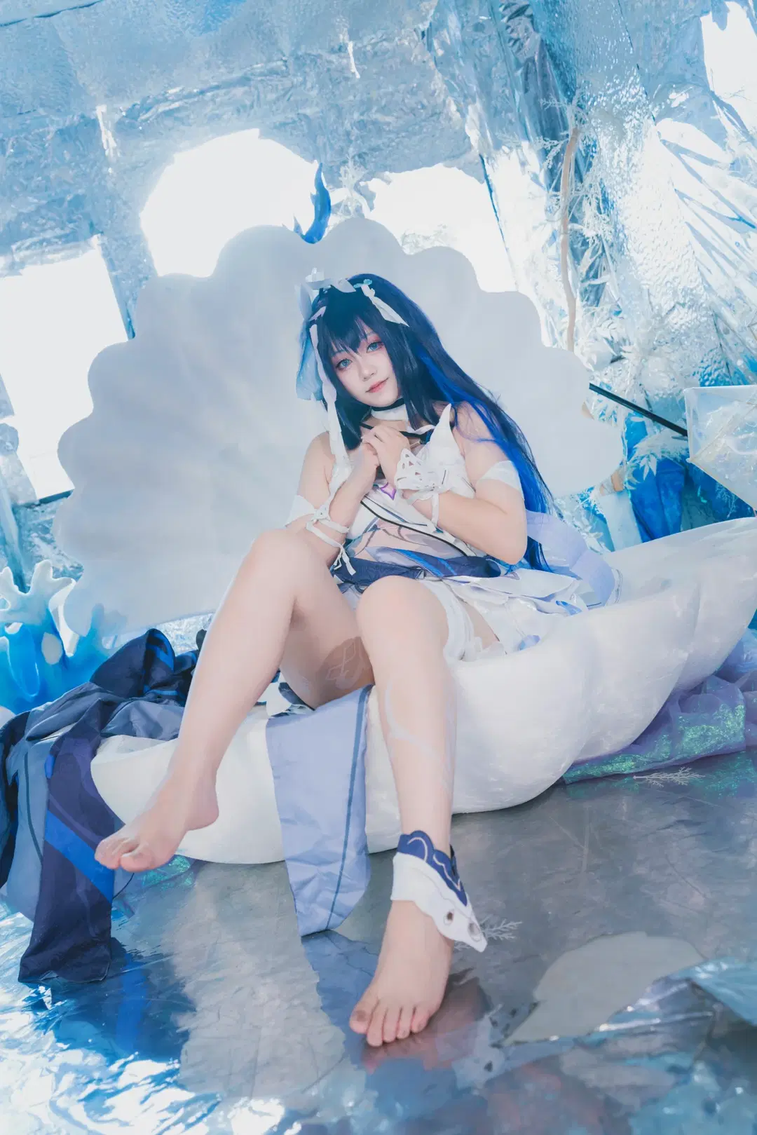 希兒cos, 崩壞三, 二次元cos, 死生之律者, 絲襪cos