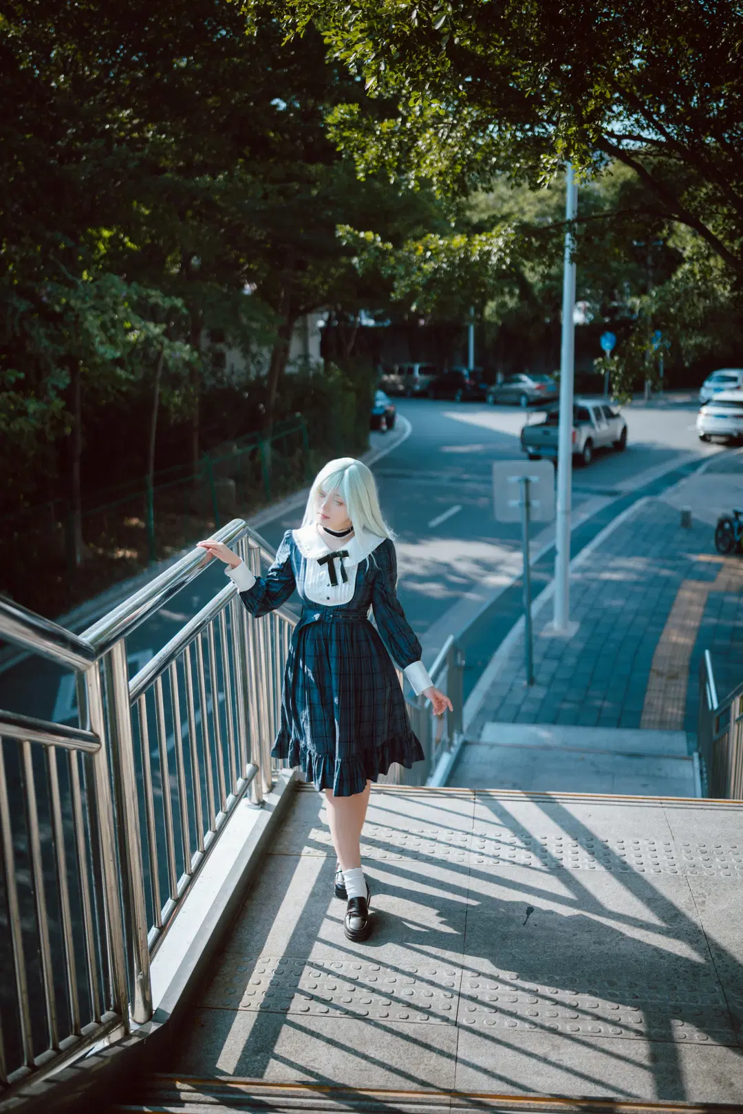 [Wakaba Mutsumi cosplay] Serene Afternoon of Ave Mujica: Mutsumi rice in a Cafe by 云间glow📷 - Image 11