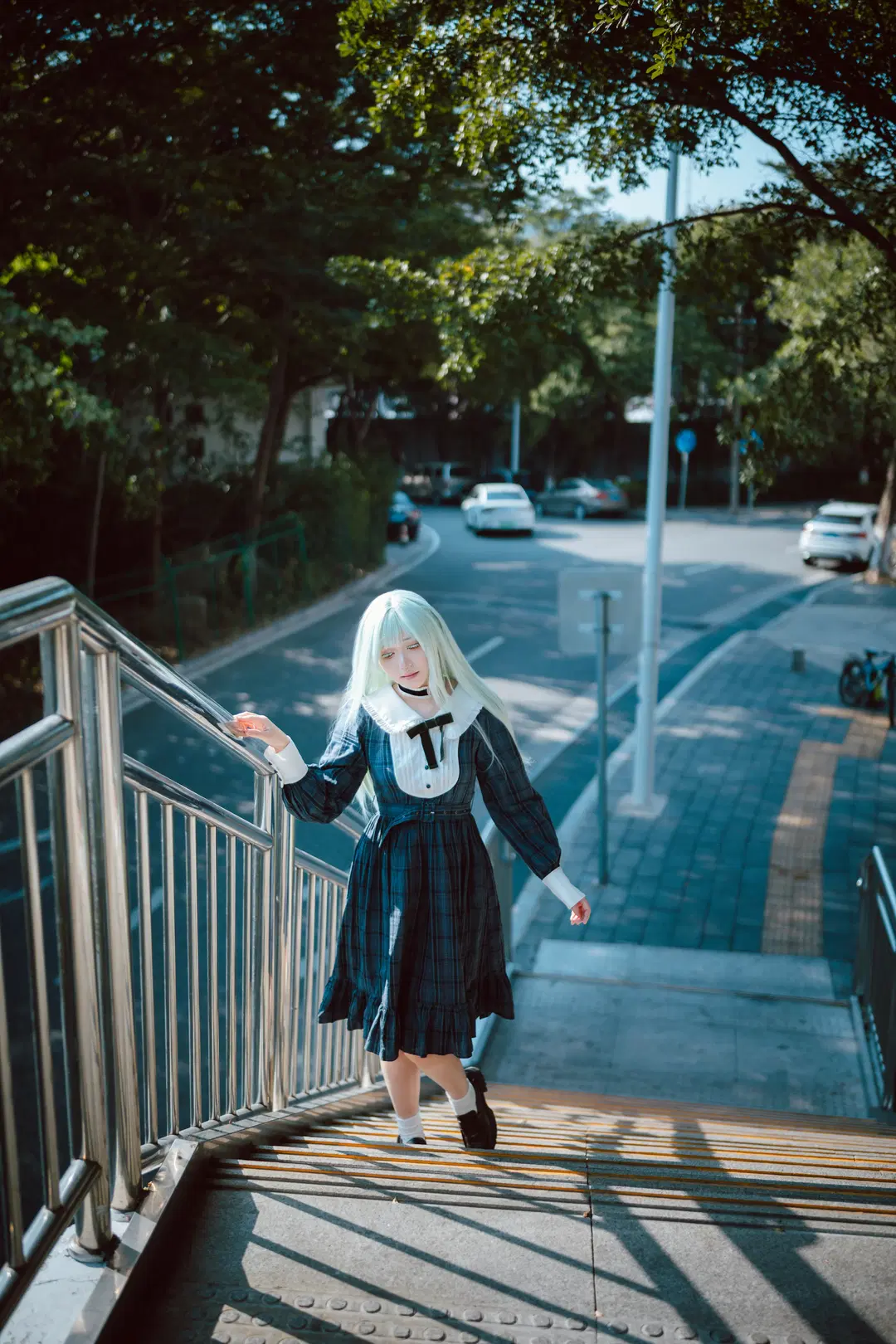 [Wakaba Mutsumi cosplay] Serene Afternoon of Ave Mujica: Mutsumi rice in a Cafe by 云间glow📷 - Image 12