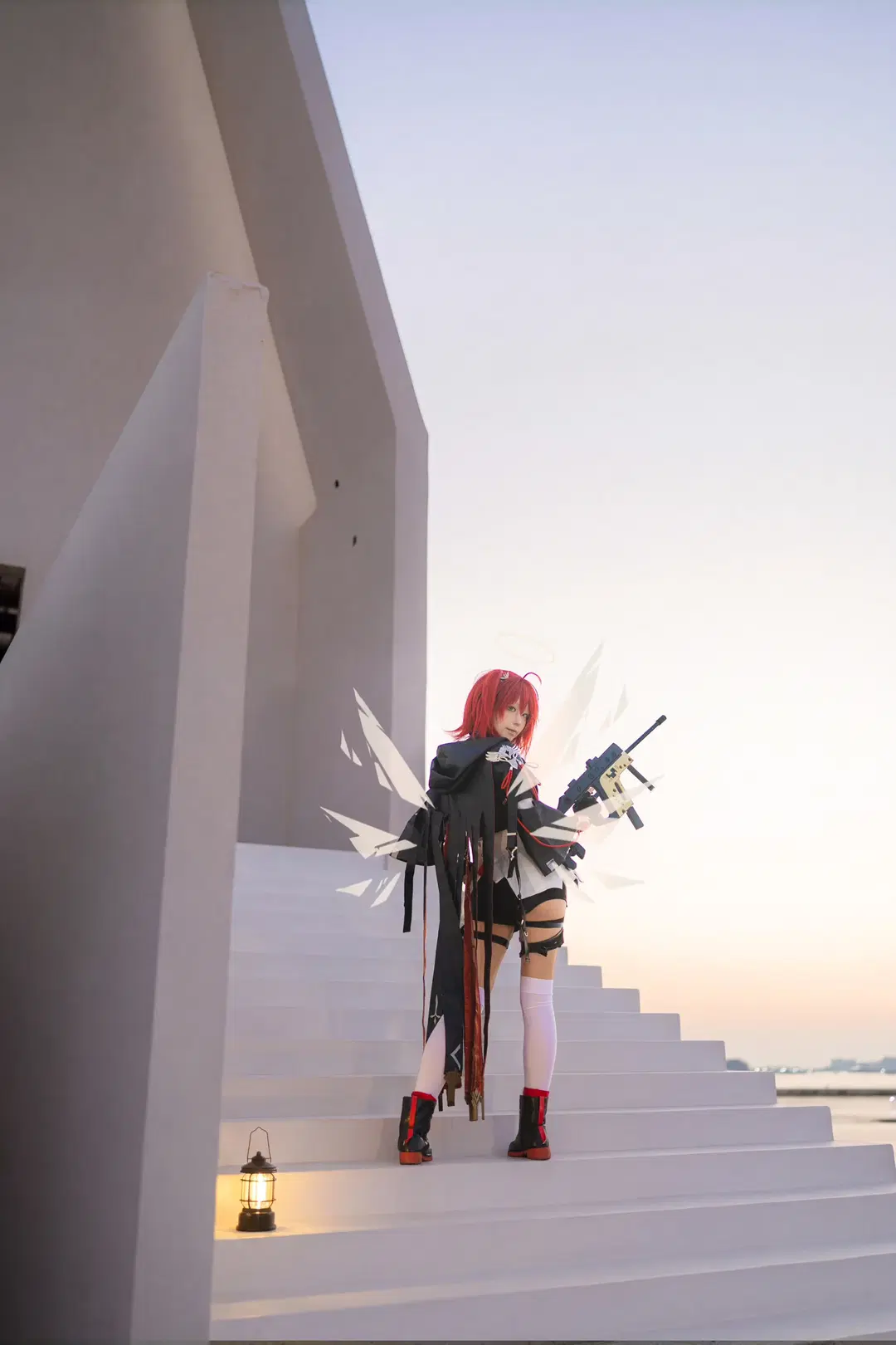 【新约能天使cos】明日方舟里的纯白几何战斗天使 - 云间glow📷 - 第7张