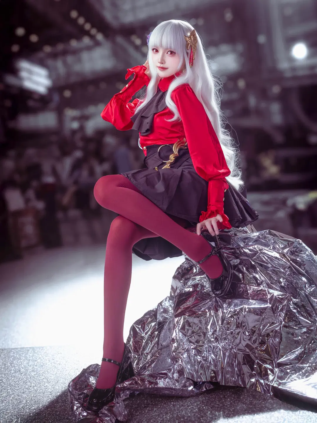 【伊什塔尔cos】红黑交织，Fate/strange Fake的独特魅力 - 汐纸纸 - 第2张