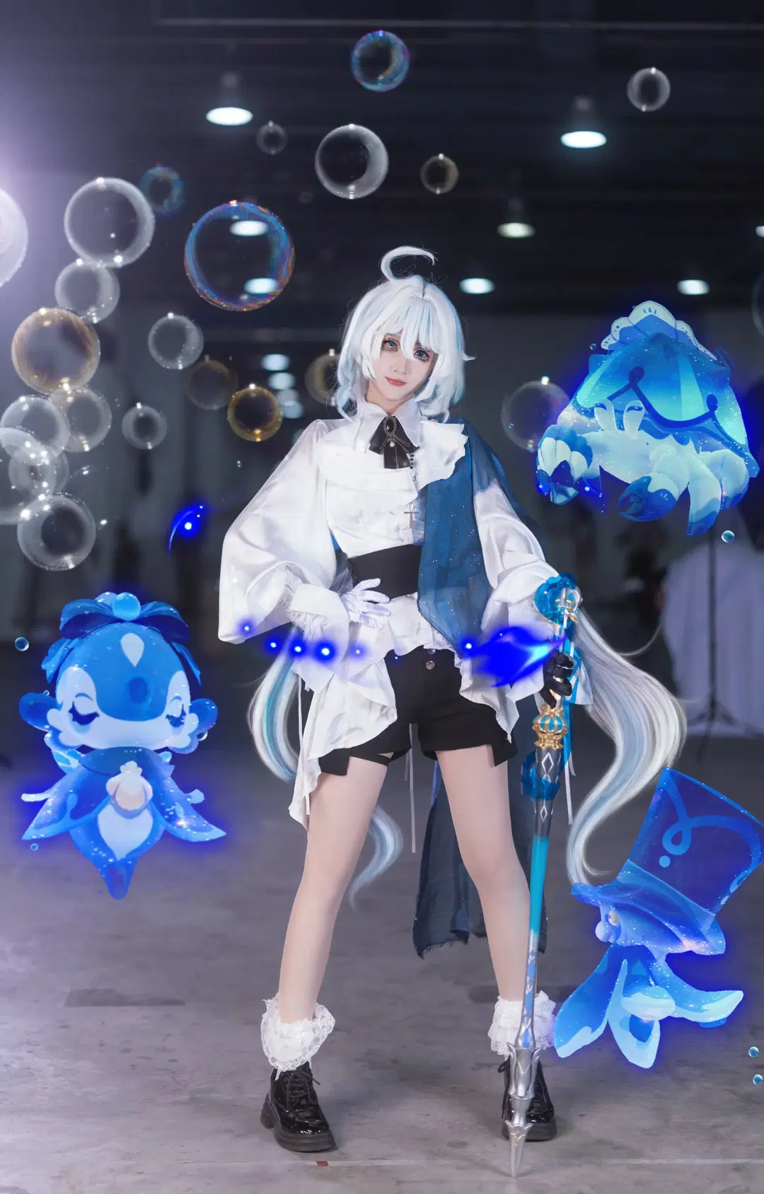 【芙寧娜cos】私設水元素魔法少女的漫展返圖 - 里河- - 第13張